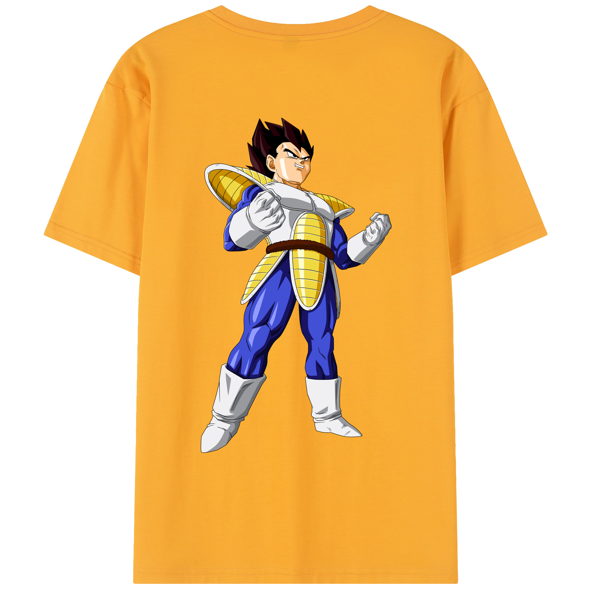 （画像用） ドラゴンボール ベジータ四世（Bejīta Yonsei）DRAGON BALL Vegeta IV レディース半袖Tシャツ(バックプリント)