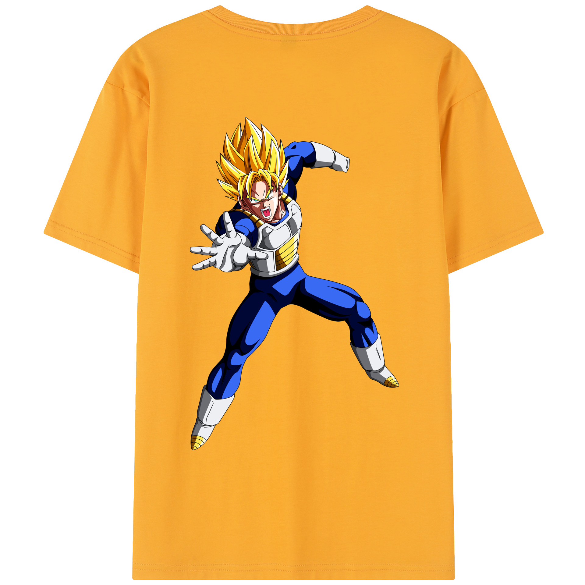 （画像用） ドラゴンボール ベジータ四世（Bejīta Yonsei）DRAGON BALL Vegeta IV レディース半袖Tシャツ(バックプリント)