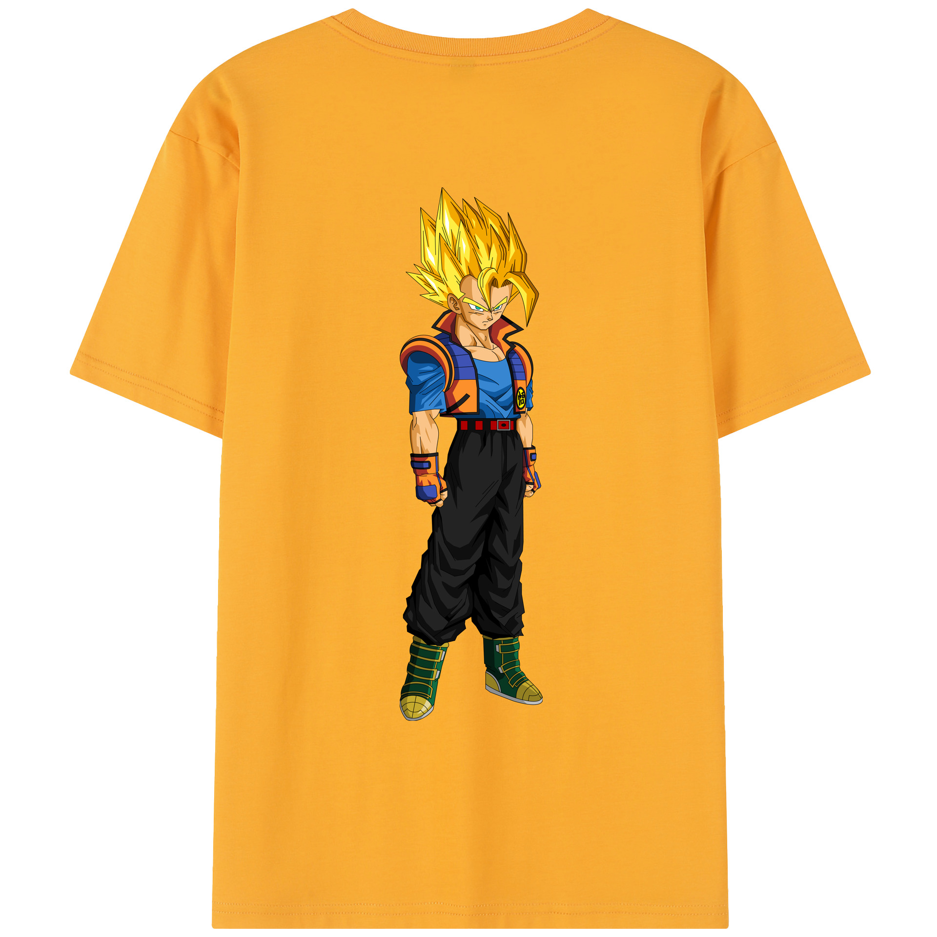 （画像用） ドラゴンボール ベジータ四世（Bejīta Yonsei）DRAGON BALL Vegeta IV レディース半袖Tシャツ(バックプリント)