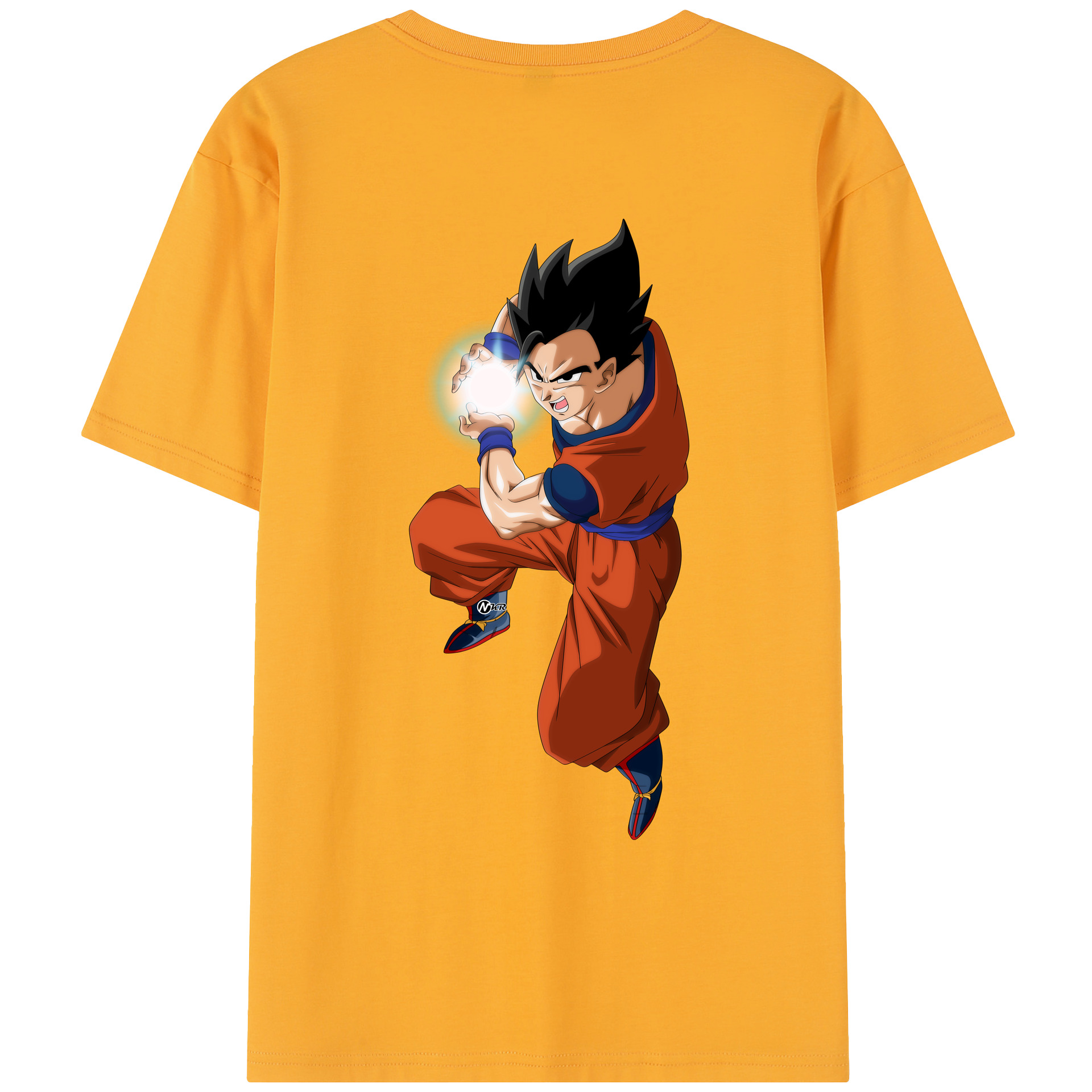（画像用） ドラゴンボール 孫 悟飯（そんごはん）DRAGON BALL Son Gohan レディース半袖Tシャツ(バックプリント)