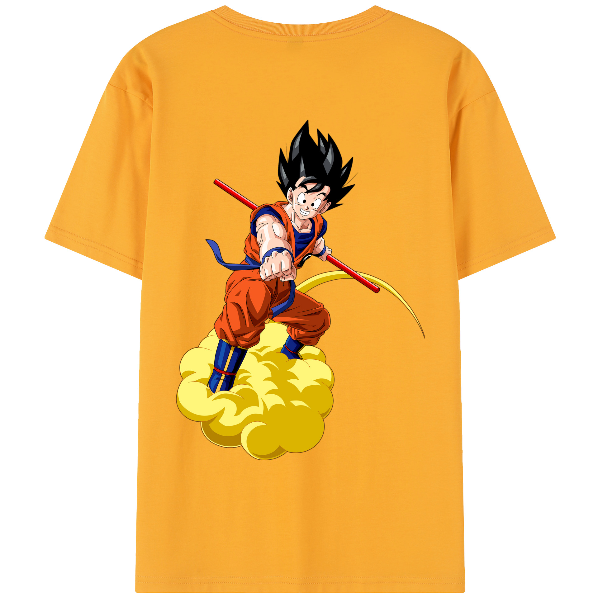 （画像用） ドラゴンボール 孫 悟飯（そんごはん）DRAGON BALL Son Gohan レディース半袖Tシャツ(バックプリント)