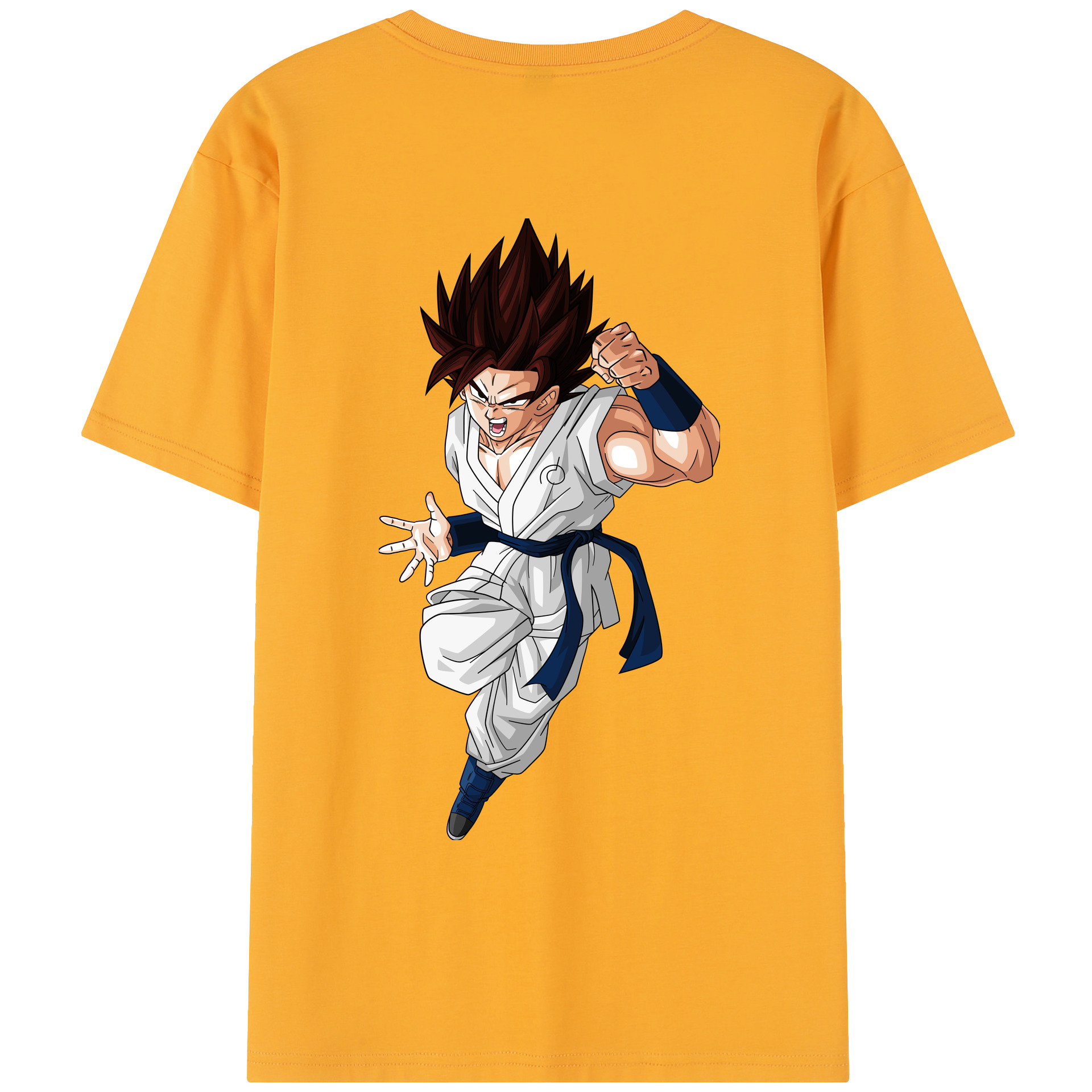 （画像用） ドラゴンボール 孫 悟飯（そんごはん）DRAGON BALL Son Gohan レディース半袖Tシャツ(バックプリント)