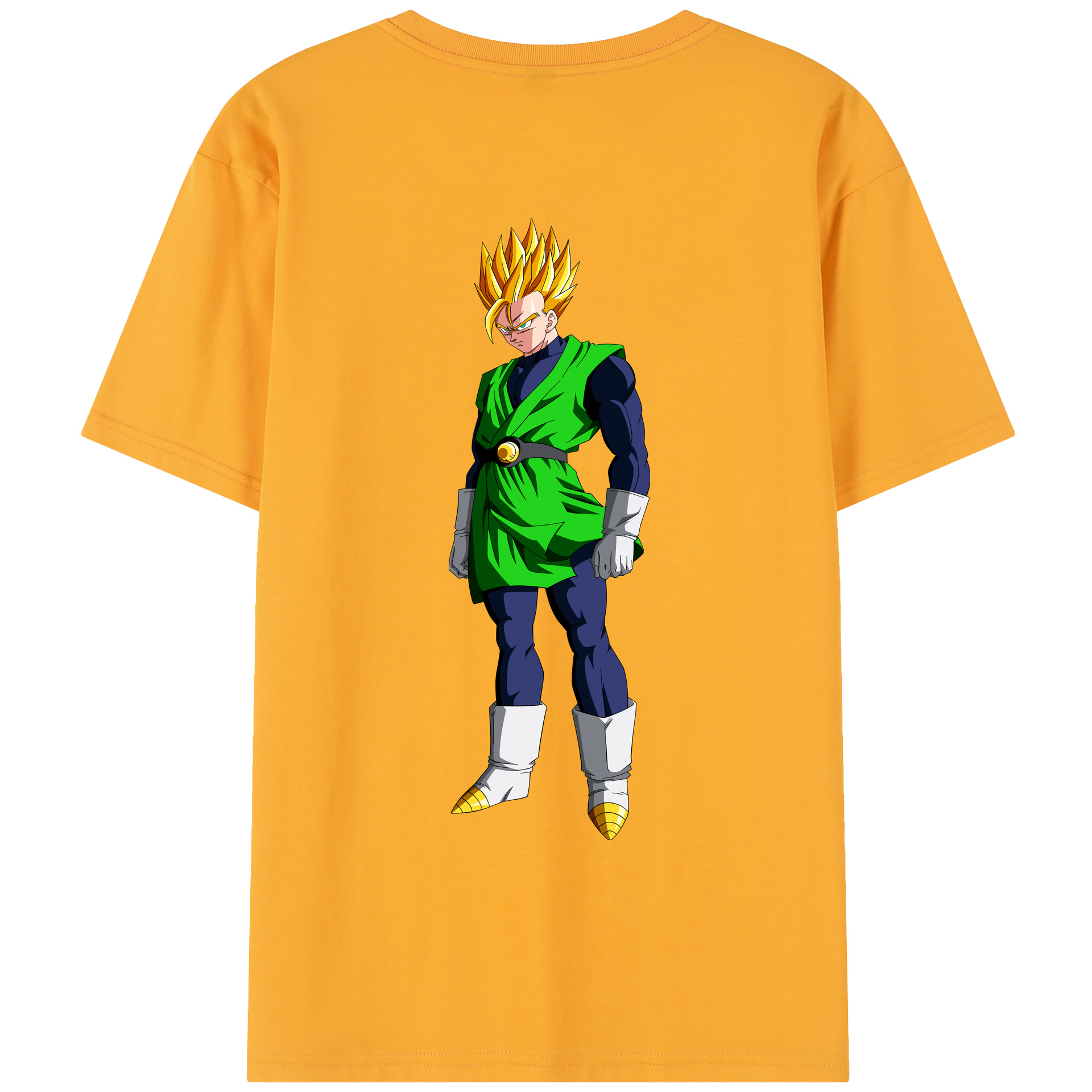 （画像用） ドラゴンボール 孫 悟飯（そんごはん）DRAGON BALL Son Gohan レディース半袖Tシャツ(バックプリント)