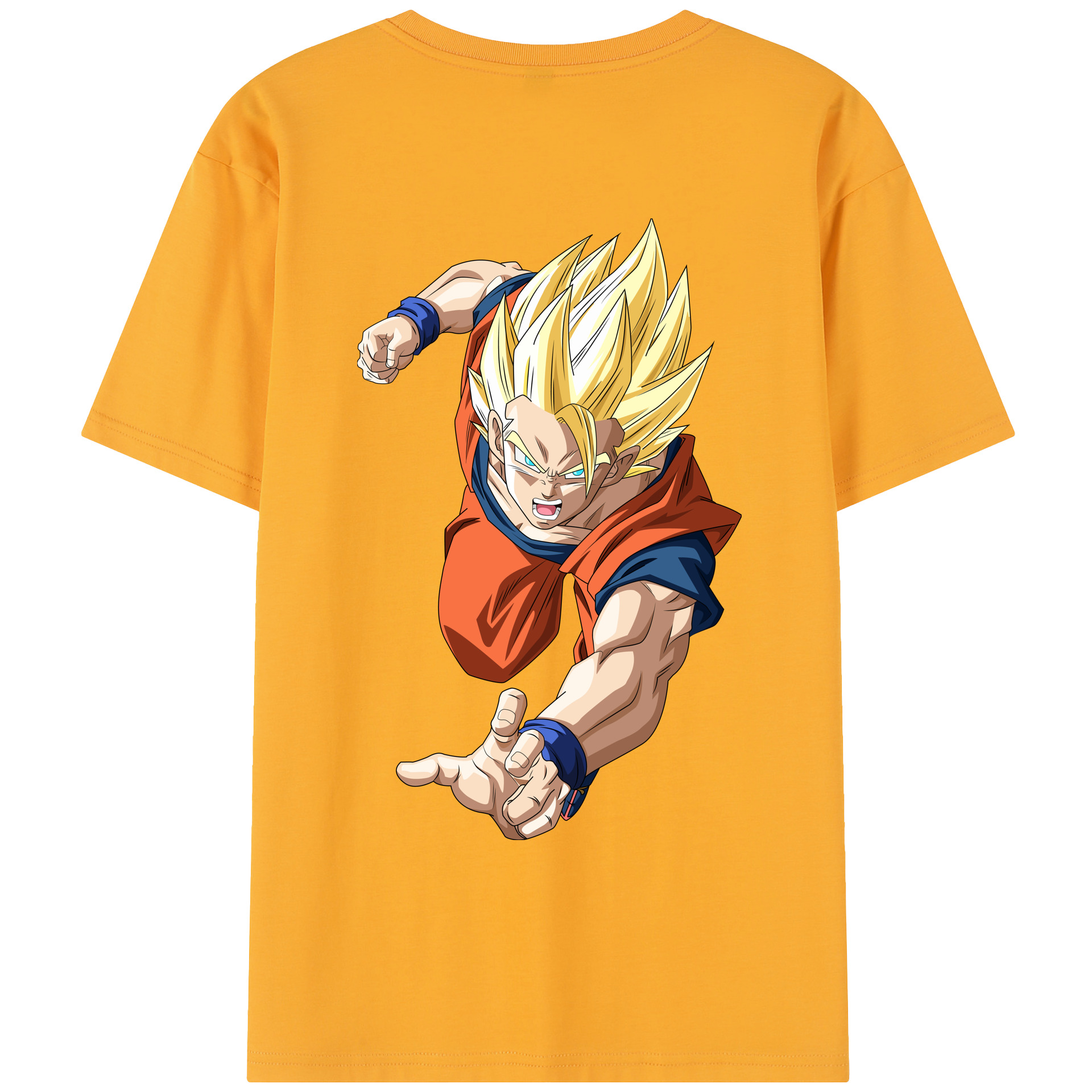 （画像用） ドラゴンボール 孫 悟飯（そんごはん）DRAGON BALL Son Gohan レディース半袖Tシャツ(バックプリント)