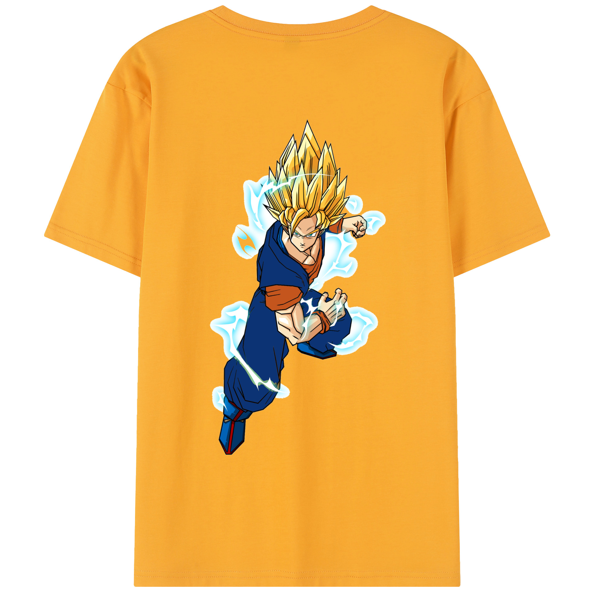 （画像用） ドラゴンボール 孫 悟飯（そんごはん）DRAGON BALL Son Gohan レディース半袖Tシャツ(バックプリント)