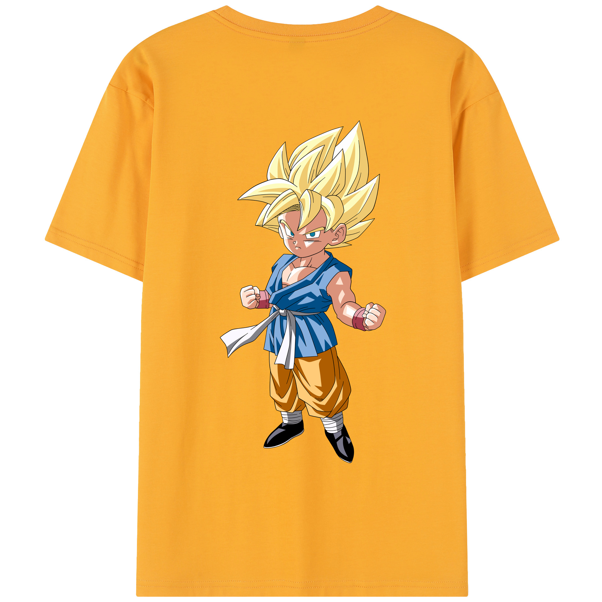 （画像用） ドラゴンボール 孫 悟飯（そんごはん）DRAGON BALL Son Gohan レディース半袖Tシャツ(バックプリント)