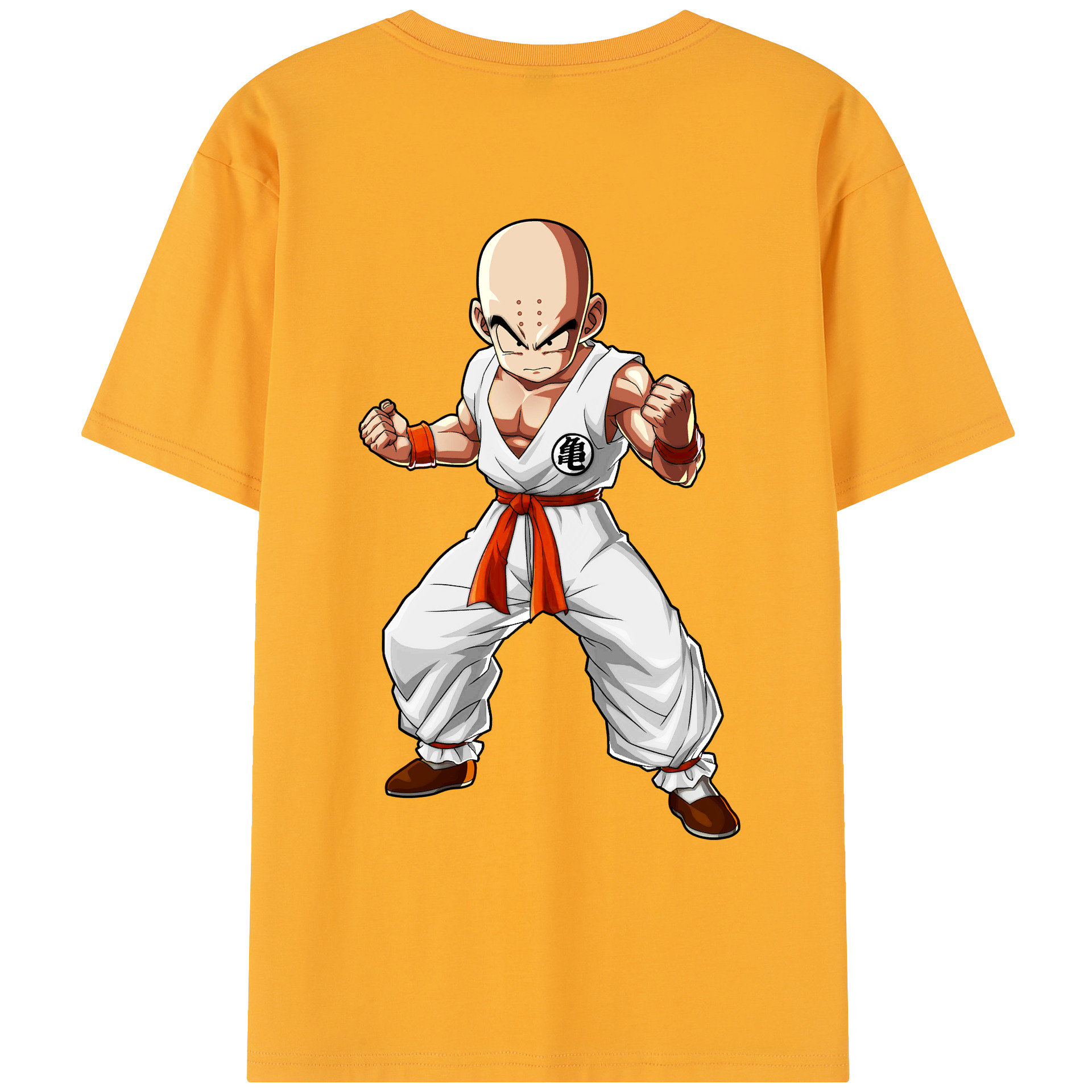 （画像用） ドラゴンボール クリリン DRAGON BALL krillin レディース半袖Tシャツ(バックプリント)