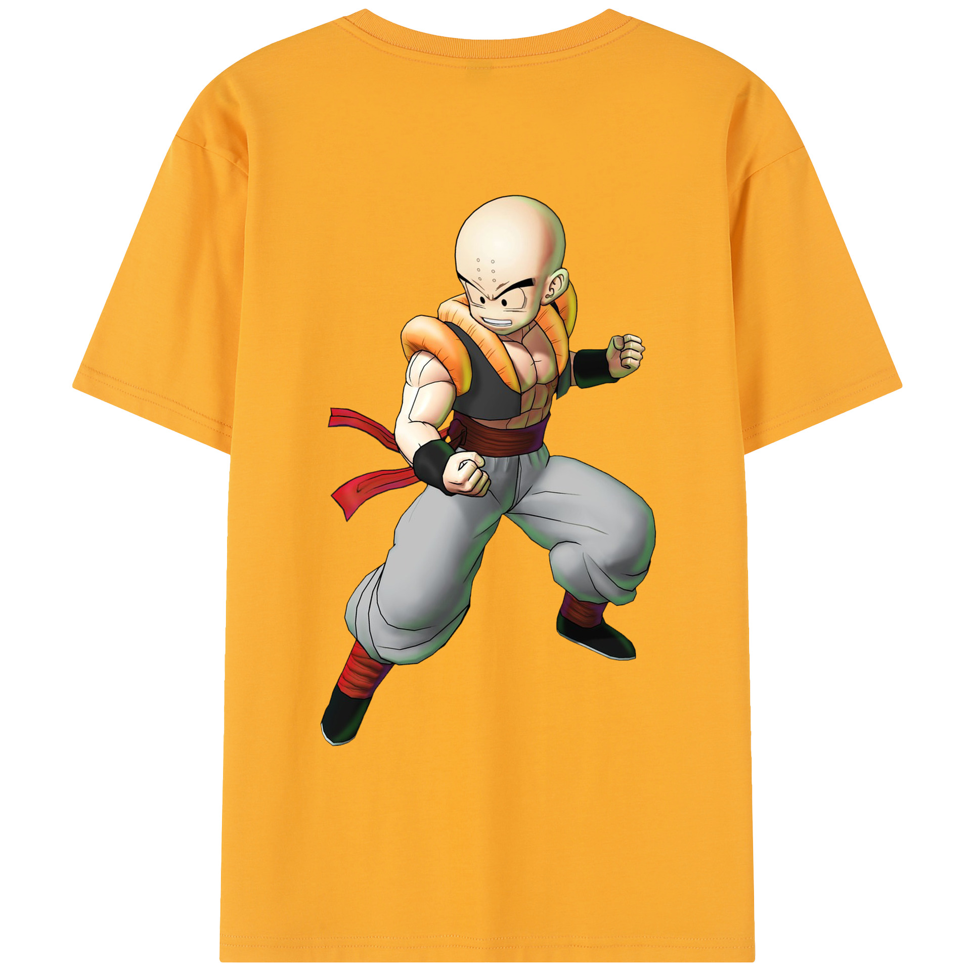 （画像用） ドラゴンボール クリリン DRAGON BALL krillin レディース半袖Tシャツ(バックプリント)