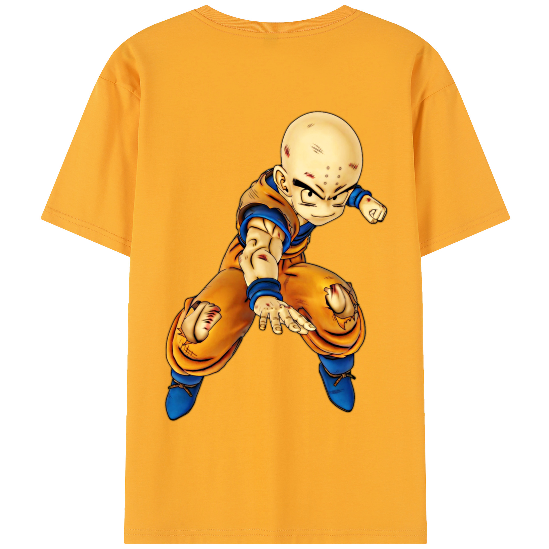 （画像用） ドラゴンボール クリリン DRAGON BALL krillin レディース半袖Tシャツ(バックプリント)