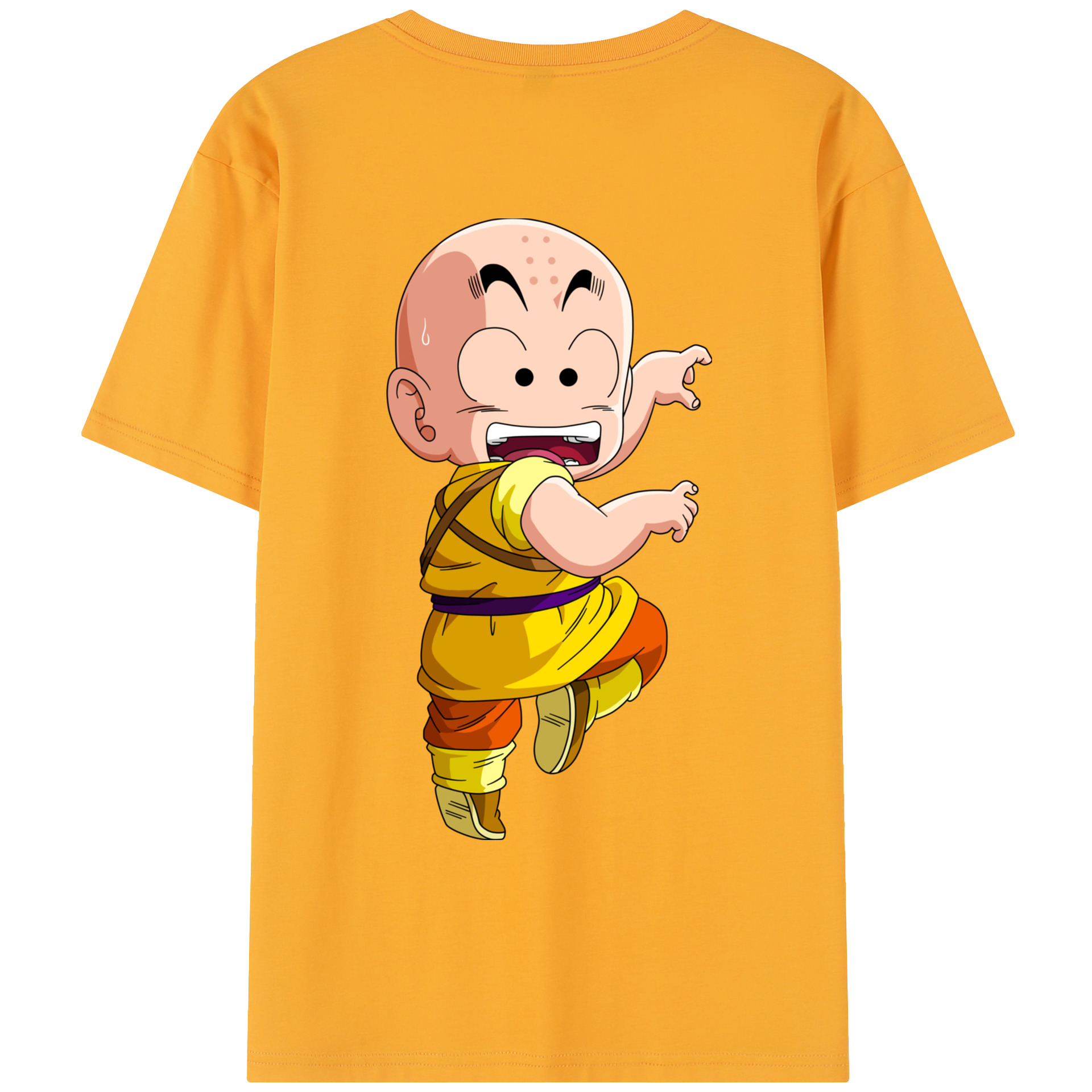 （画像用） ドラゴンボール クリリン DRAGON BALL krillin レディース半袖Tシャツ(バックプリント)