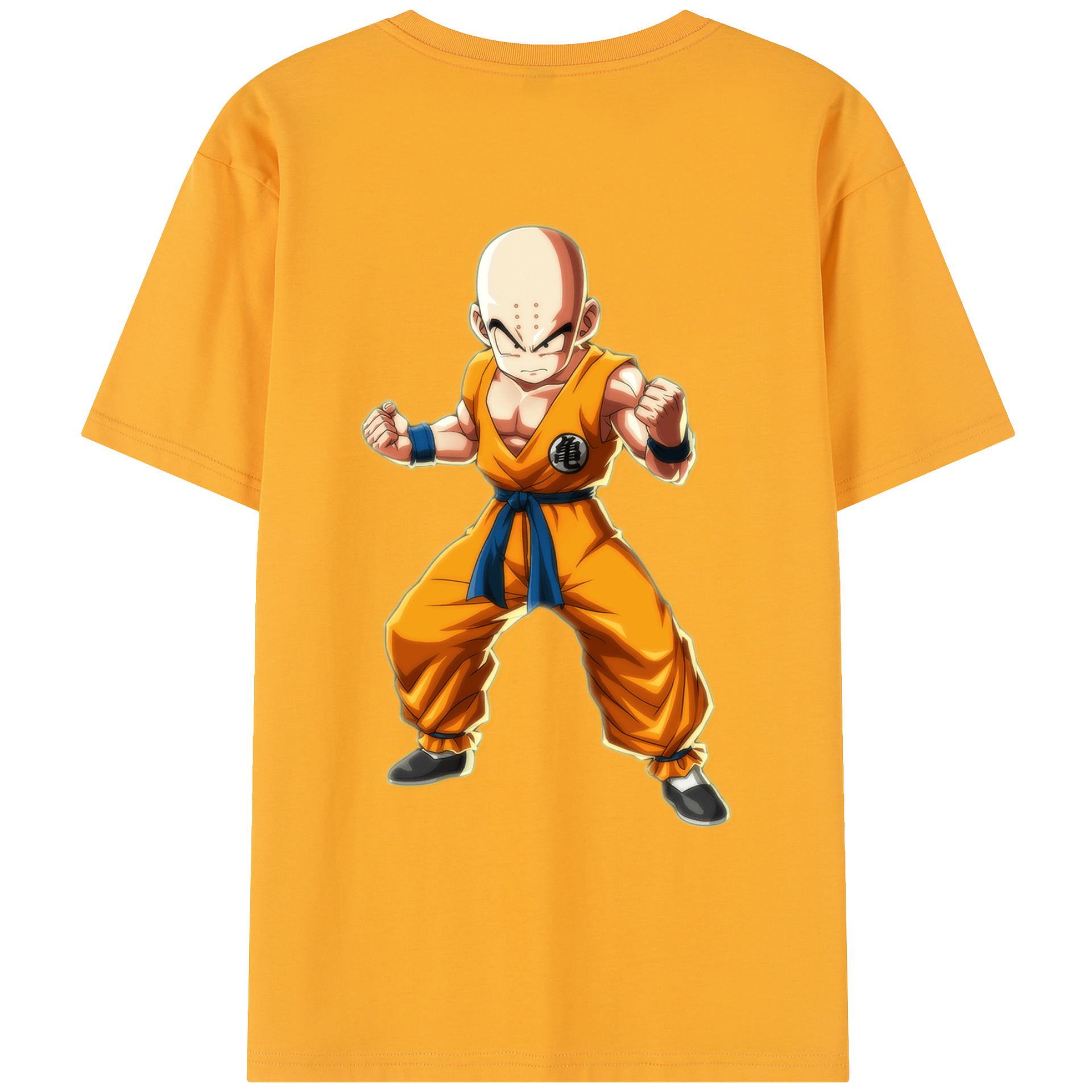 （画像用） ドラゴンボール クリリン DRAGON BALL krillin レディース半袖Tシャツ(バックプリント)