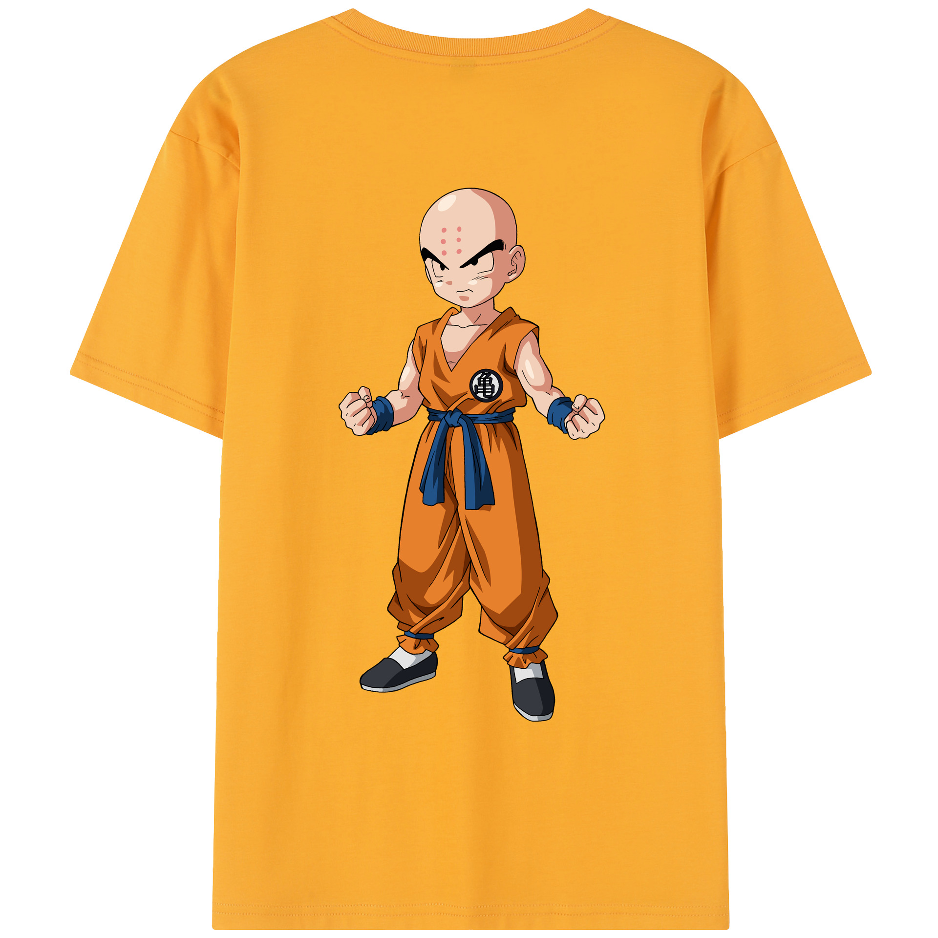 （画像用） ドラゴンボール クリリン DRAGON BALL krillin レディース半袖Tシャツ(バックプリント)