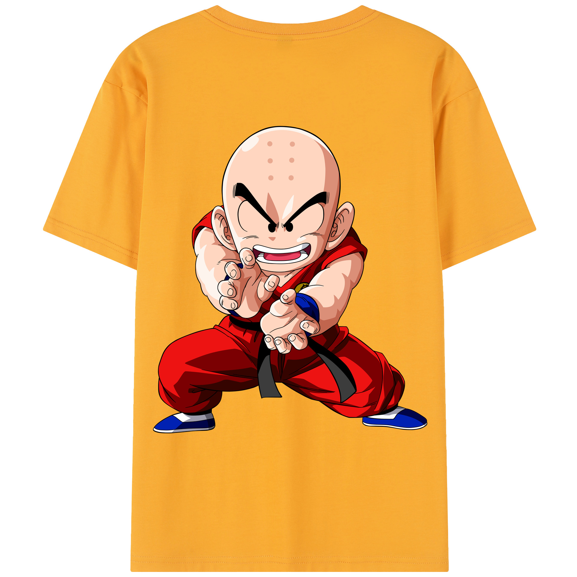 （画像用） ドラゴンボール クリリン DRAGON BALL krillin レディース半袖Tシャツ(バックプリント)