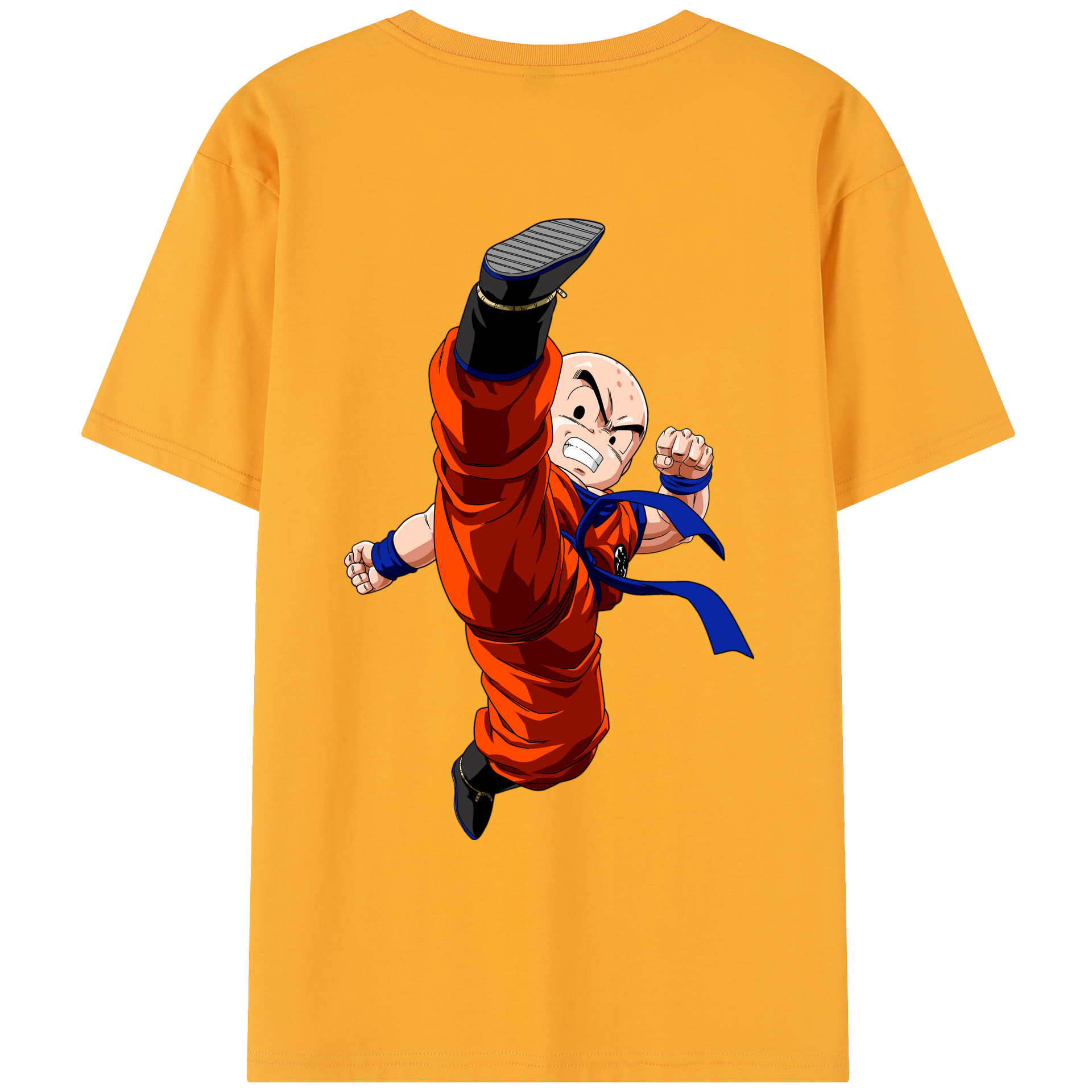 （画像用） ドラゴンボール クリリン DRAGON BALL krillin レディース半袖Tシャツ(バックプリント)