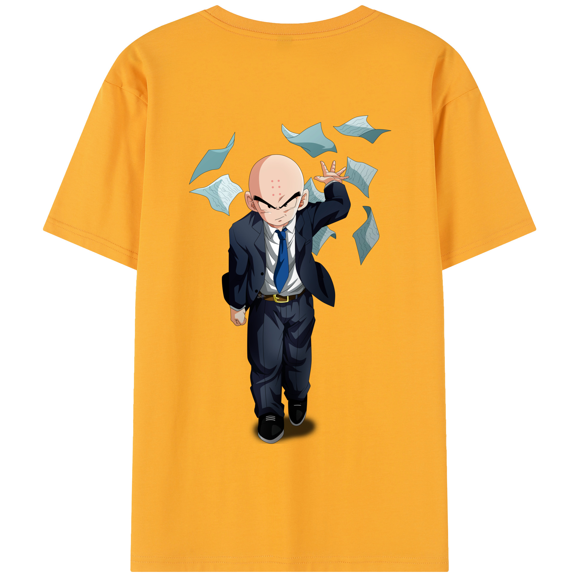 （画像用） ドラゴンボール クリリン DRAGON BALL krillin レディース半袖Tシャツ(バックプリント)