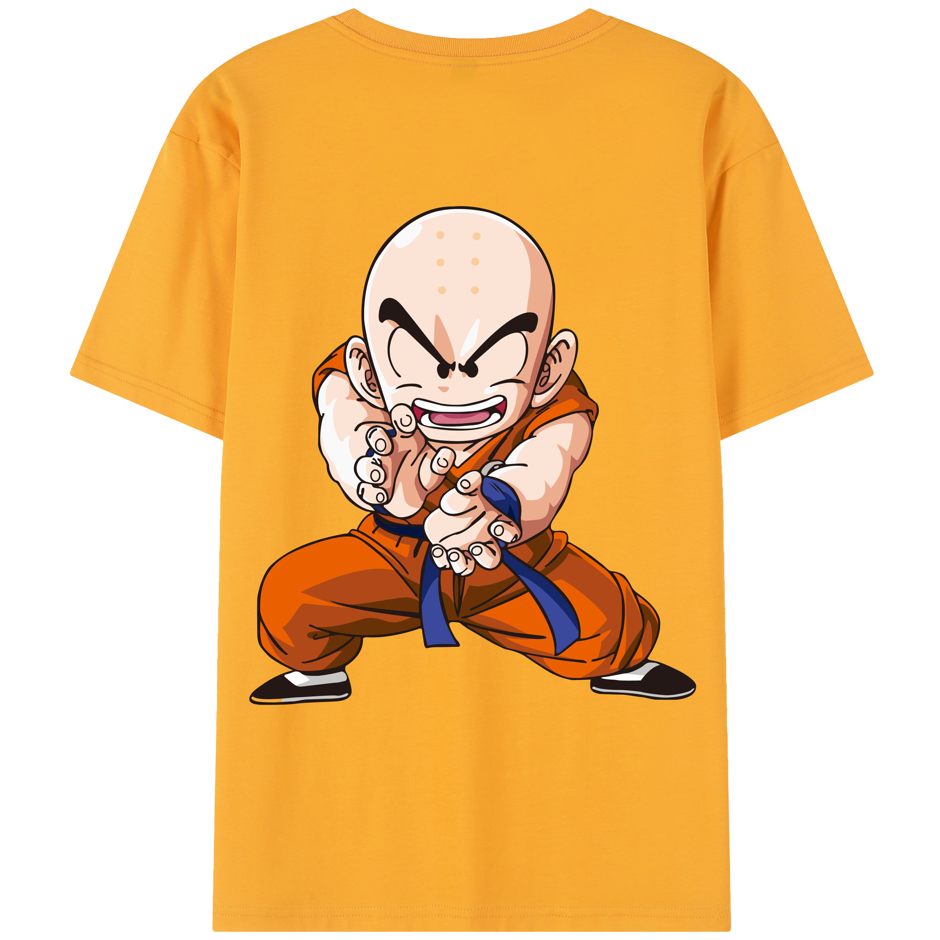 （画像用） ドラゴンボール クリリン DRAGON BALL krillin レディース半袖Tシャツ(バックプリント)