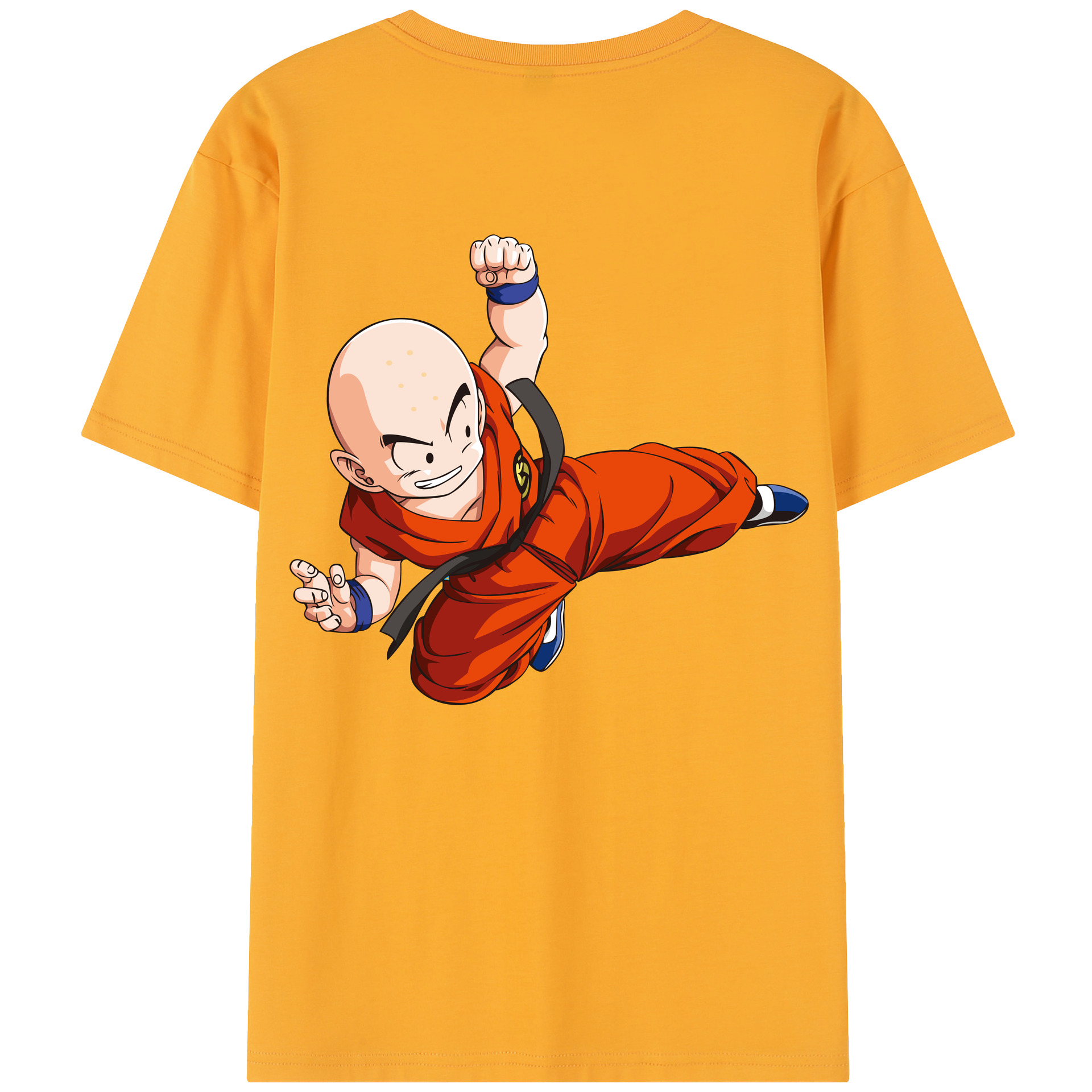 （画像用） ドラゴンボール クリリン DRAGON BALL krillin レディース半袖Tシャツ(バックプリント)