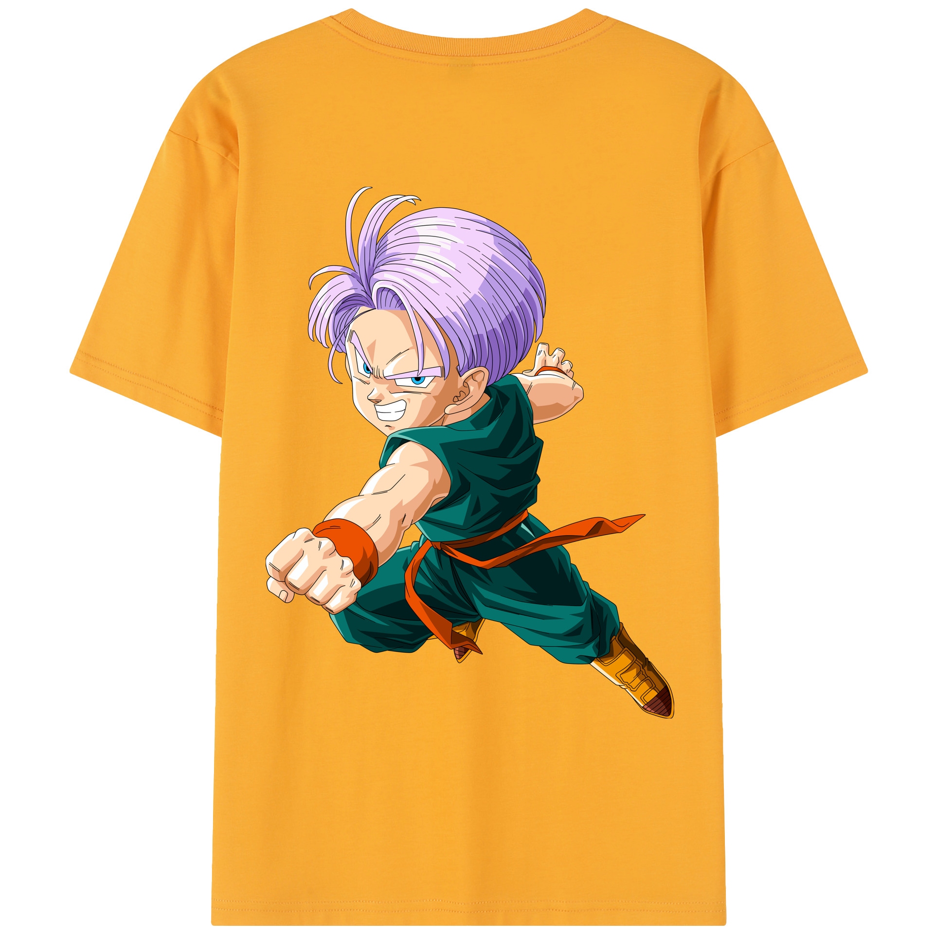 （画像用） ドラゴンボール トランクス（Torankusu）DRAGON BALL Trunks レディース半袖Tシャツ(バックプリント)