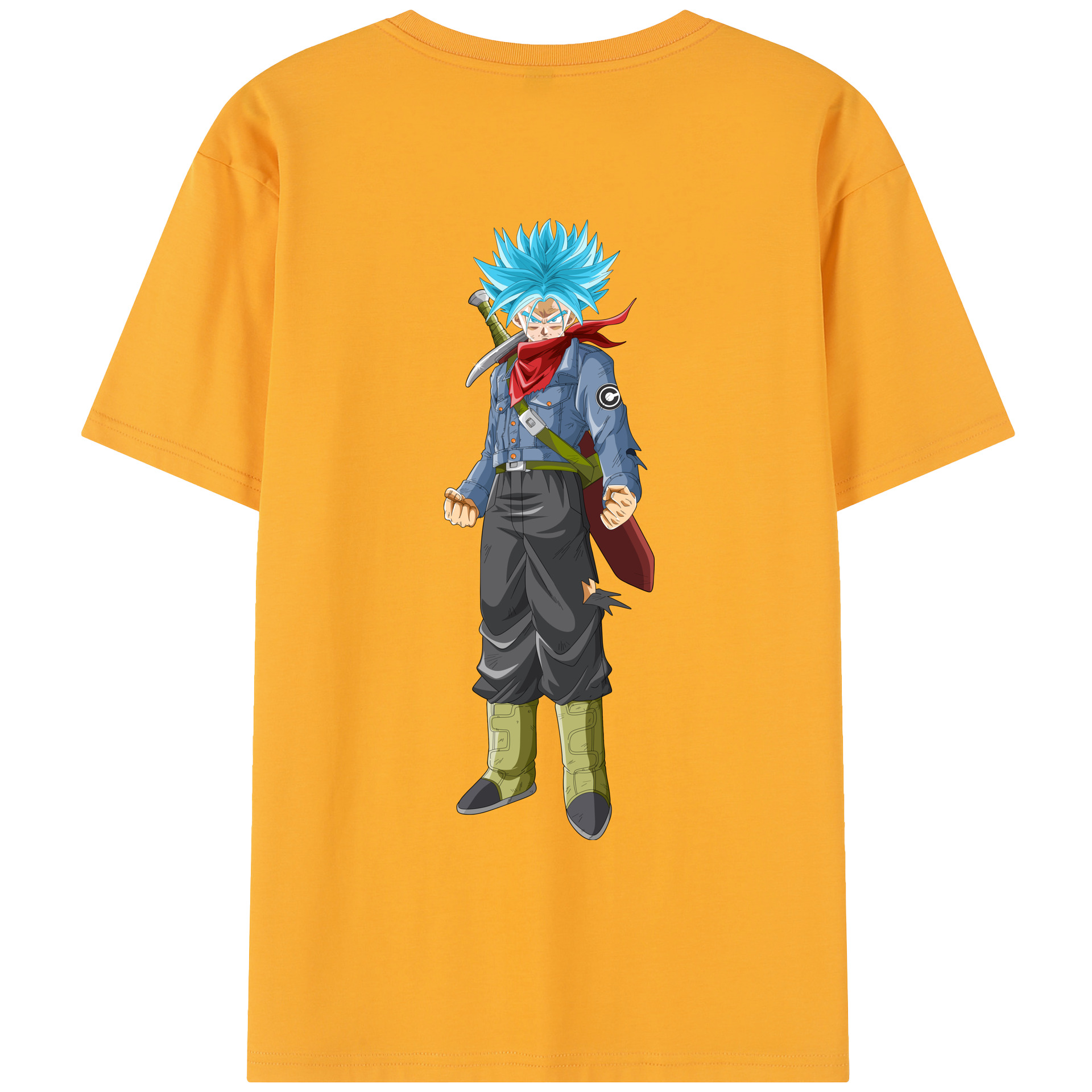 （画像用） ドラゴンボール トランクス（Torankusu）DRAGON BALL Trunks レディース半袖Tシャツ(バックプリント)