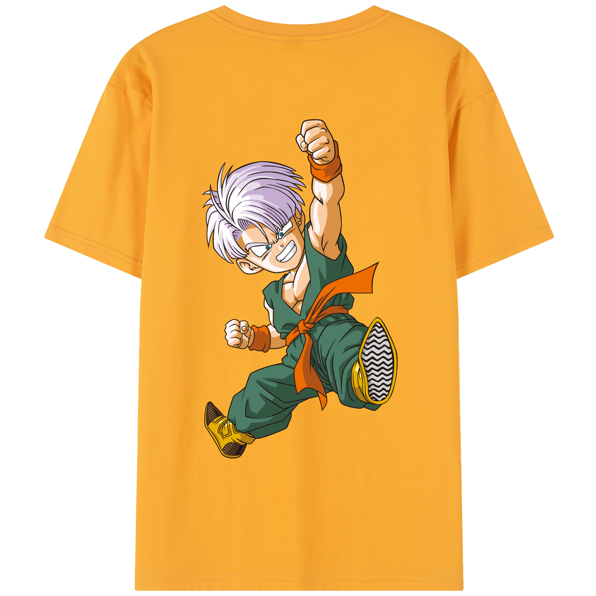 （画像用） ドラゴンボール トランクス（Torankusu）DRAGON BALL Trunks レディース半袖Tシャツ(バックプリント)