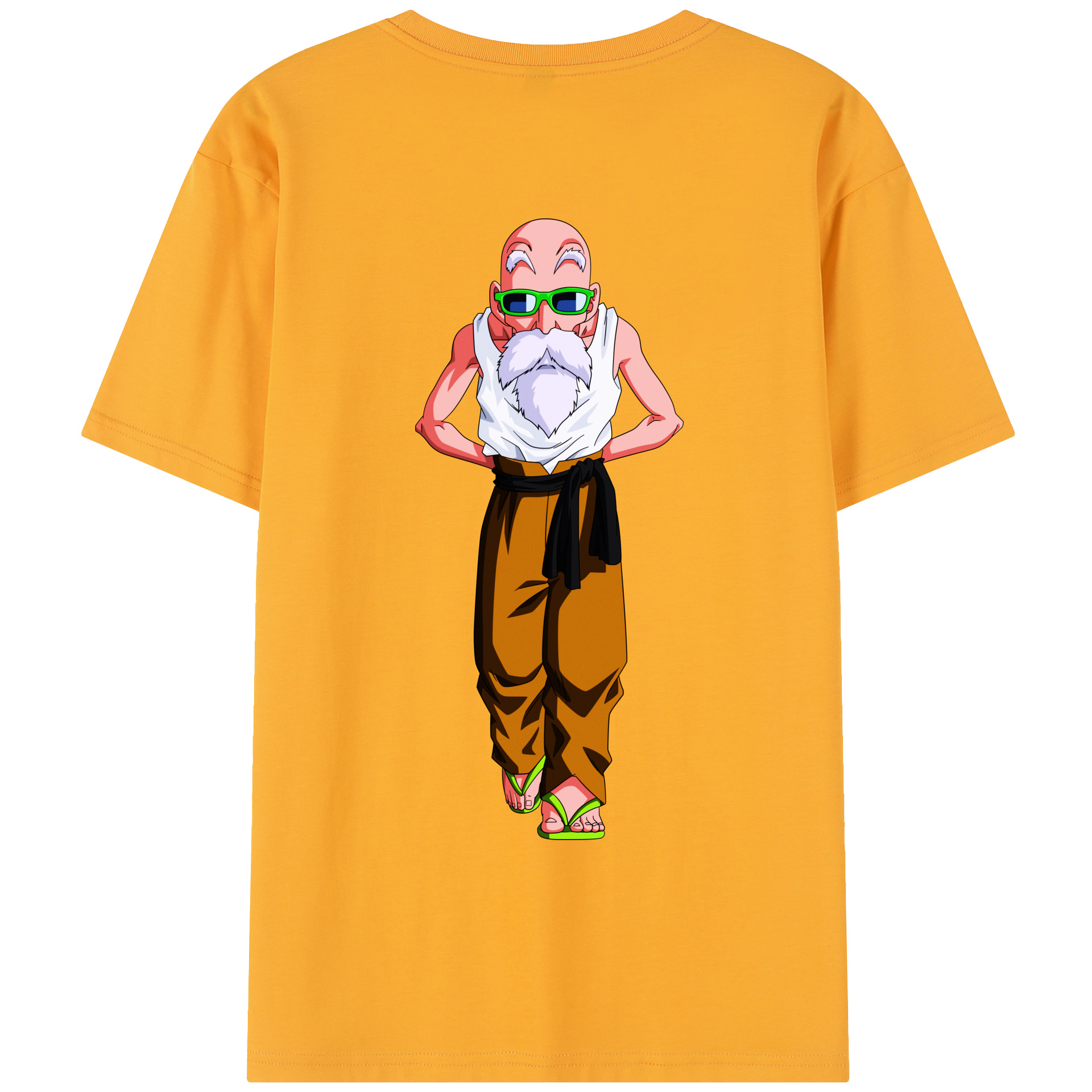 （画像用） ドラゴンボール 亀仙人（かめせんにん） DRAGON BALL Master Roshi Kame Sennin レディース半袖Tシャツ(バックプリント)