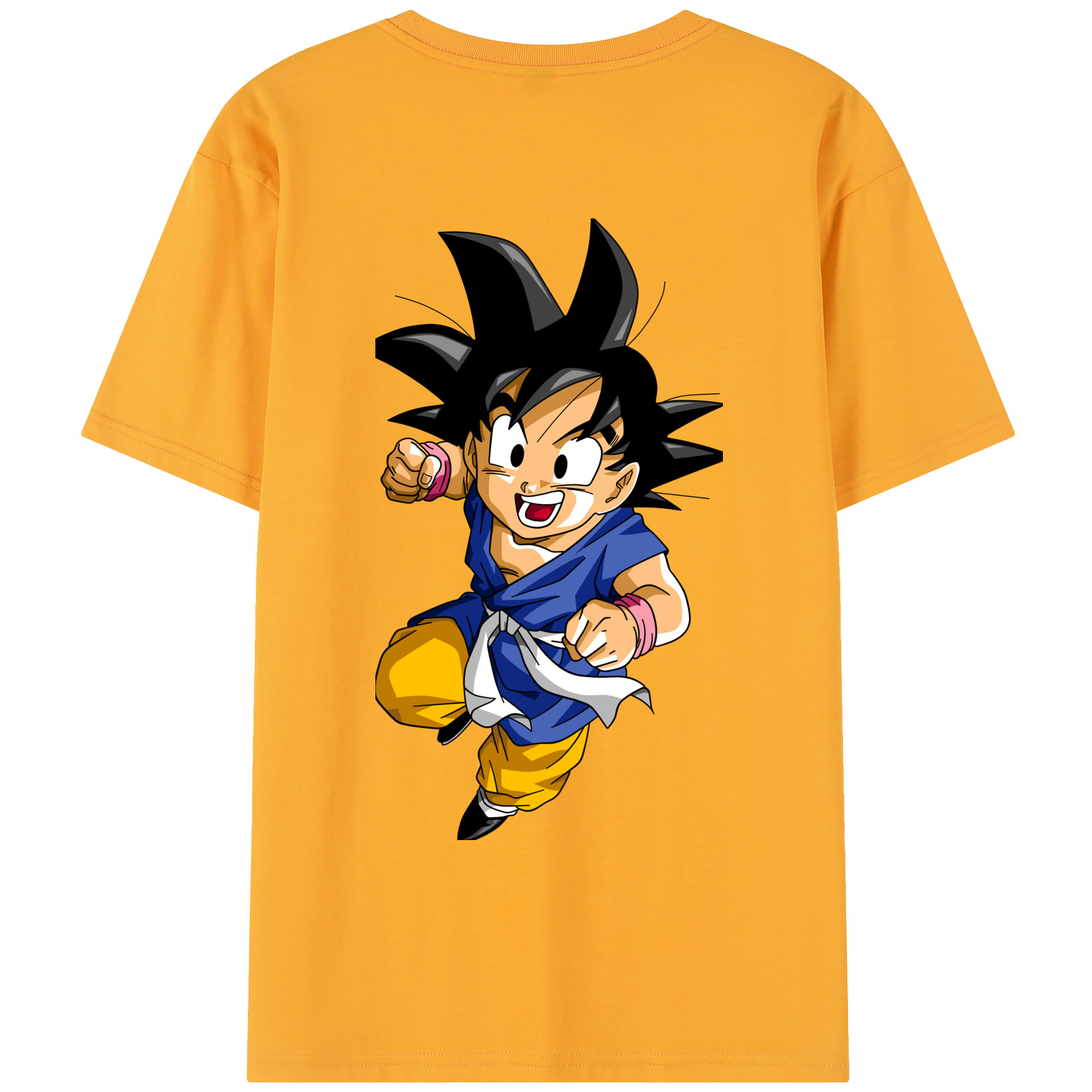 （画像用） ドラゴンボール 孫悟天 そん ごてん DRAGON BALL Son Goten レディース半袖Tシャツ(バックプリント)