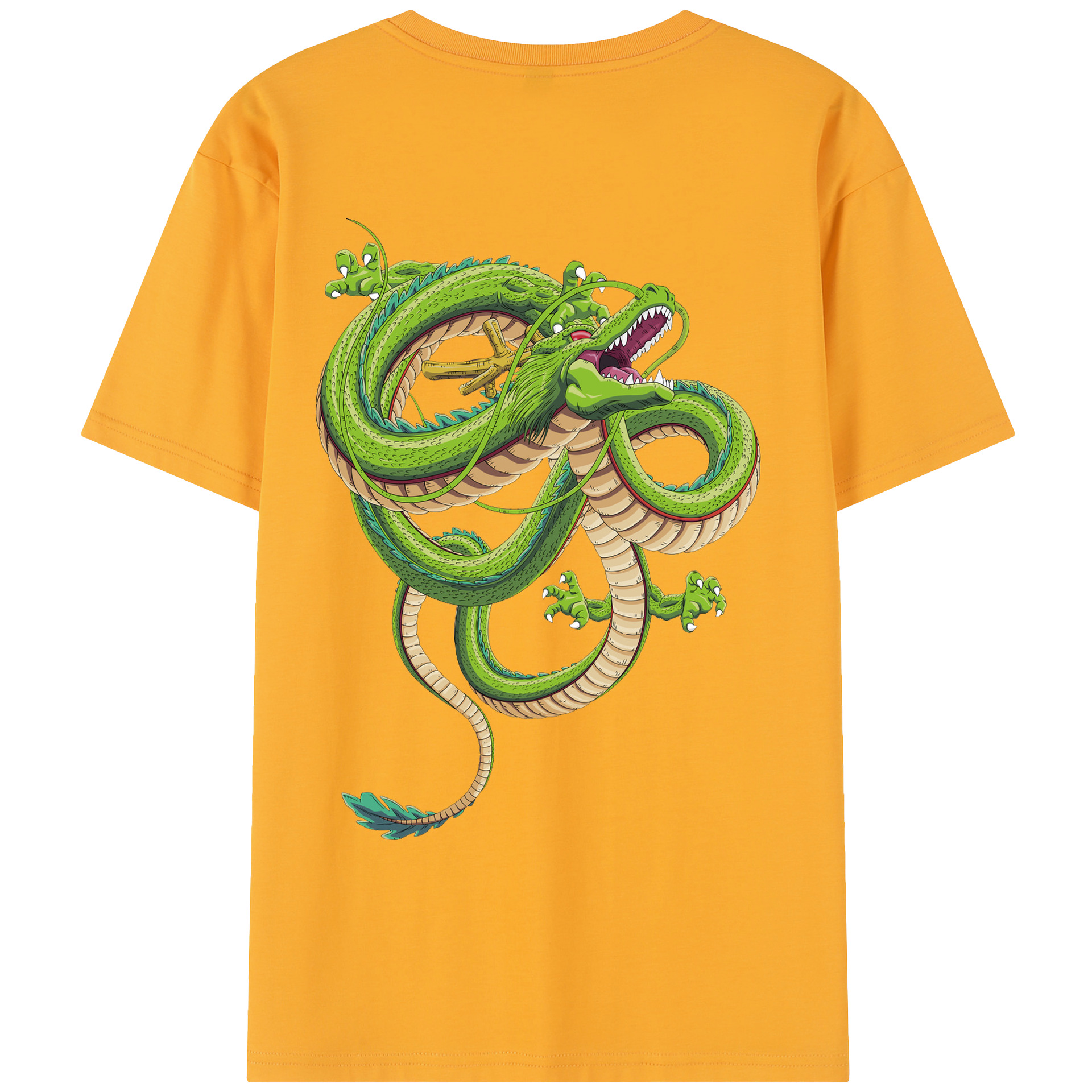 （画像用） ドラゴンボール 神龍 シェンロン DRAGON BALL Shenron レディース半袖Tシャツ(バックプリント)