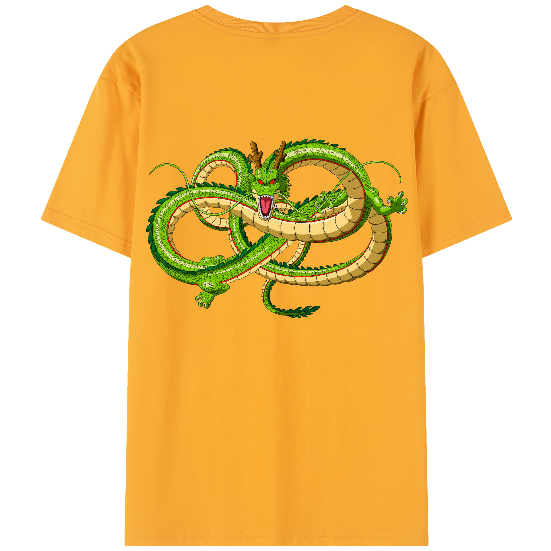 （画像用） ドラゴンボール 神龍 シェンロン DRAGON BALL Shenron レディース半袖Tシャツ(バックプリント)