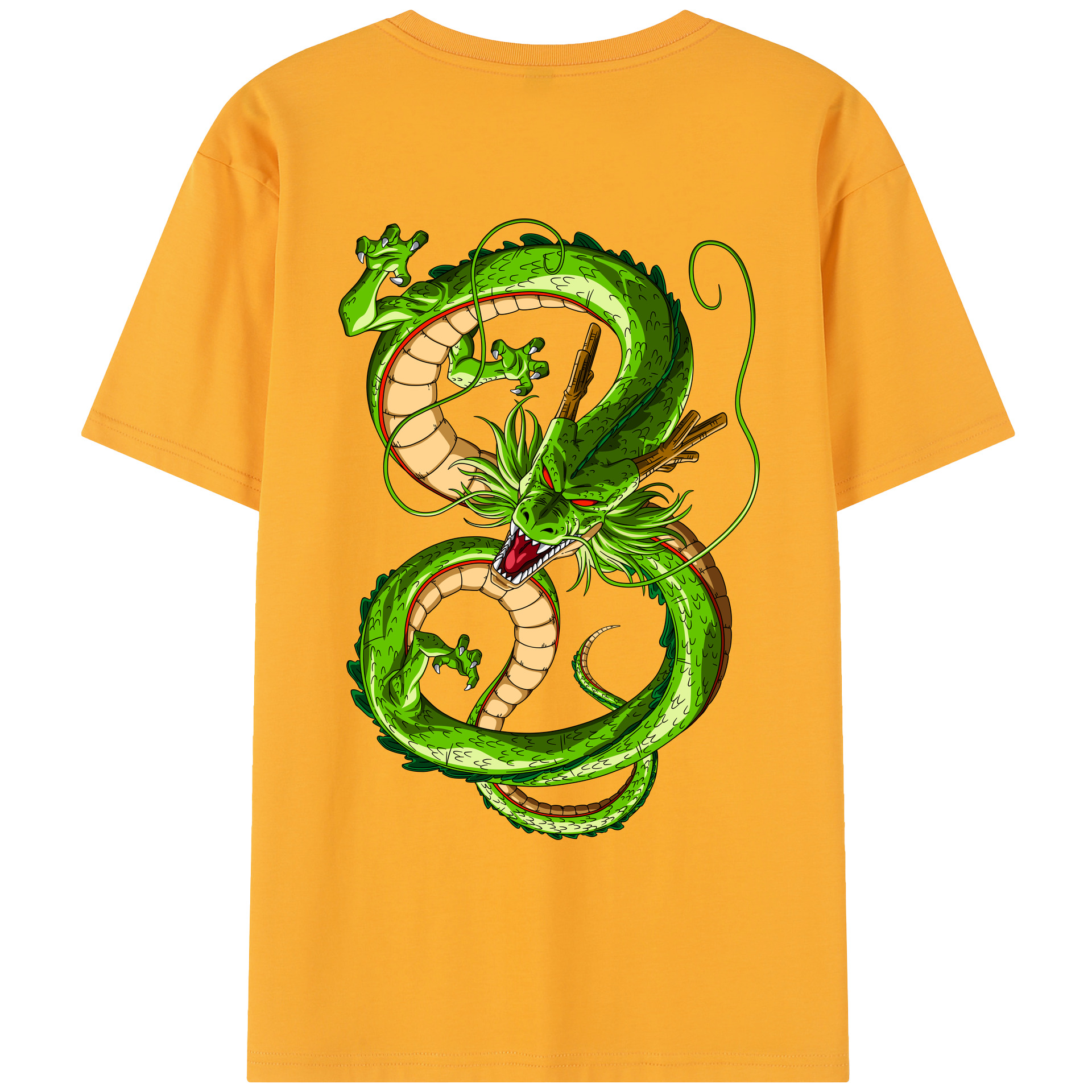 （画像用） ドラゴンボール 神龍 シェンロン DRAGON BALL Shenron レディース半袖Tシャツ(バックプリント)