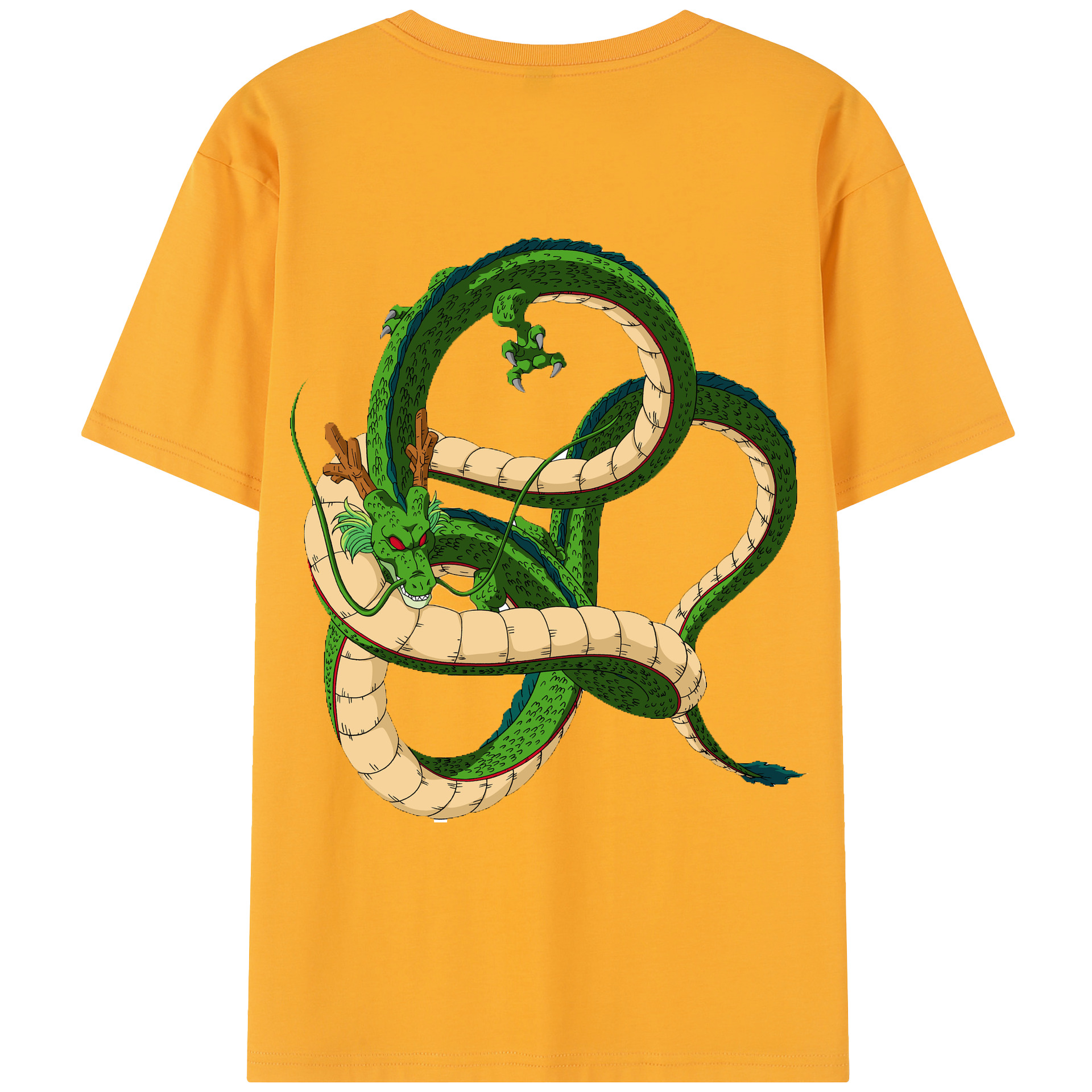 （画像用） ドラゴンボール 神龍 シェンロン DRAGON BALL Shenron レディース半袖Tシャツ(バックプリント)