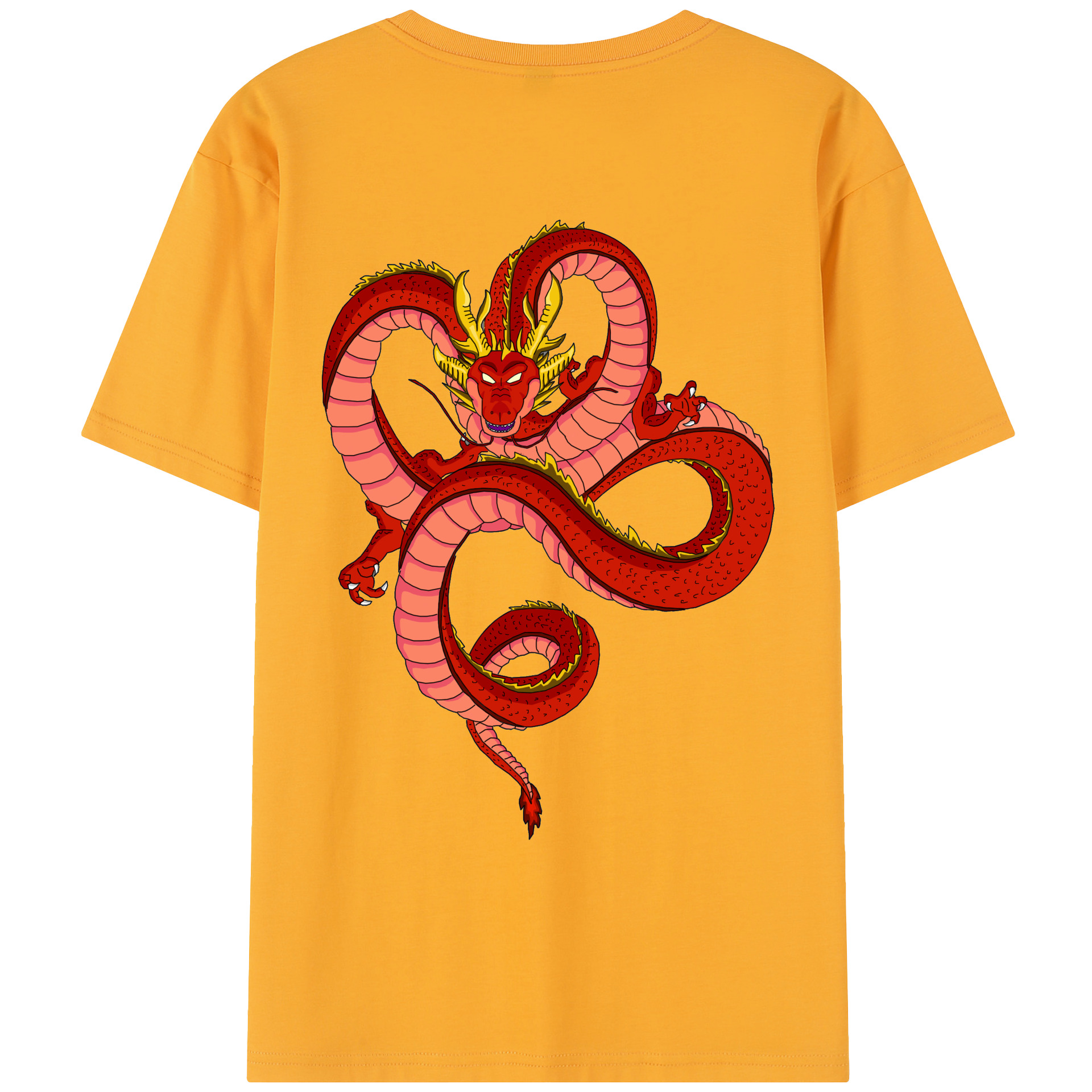 （画像用） ドラゴンボール 神龍 シェンロン DRAGON BALL Shenron レディース半袖Tシャツ(バックプリント)