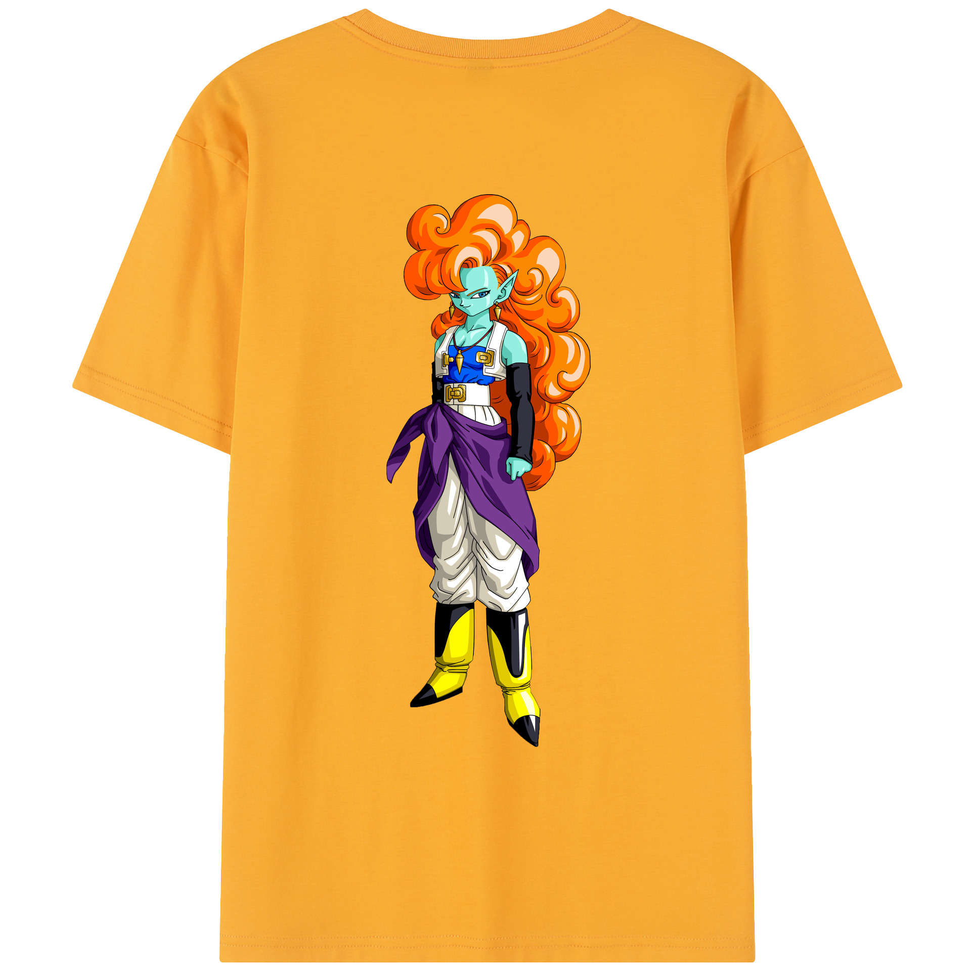 （画像用） ドラゴンボール DRAGON BALL レディース半袖Tシャツ(バックプリント)