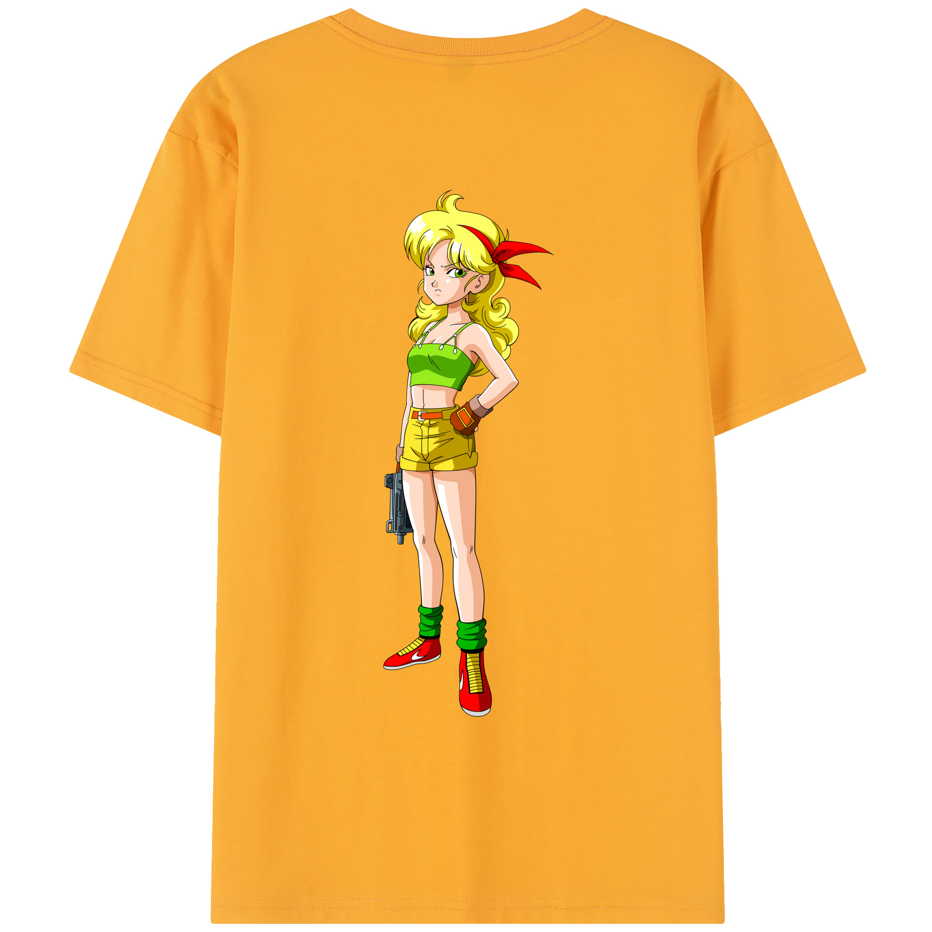 （画像用） ドラゴンボール DRAGON BALL レディース半袖Tシャツ(バックプリント)