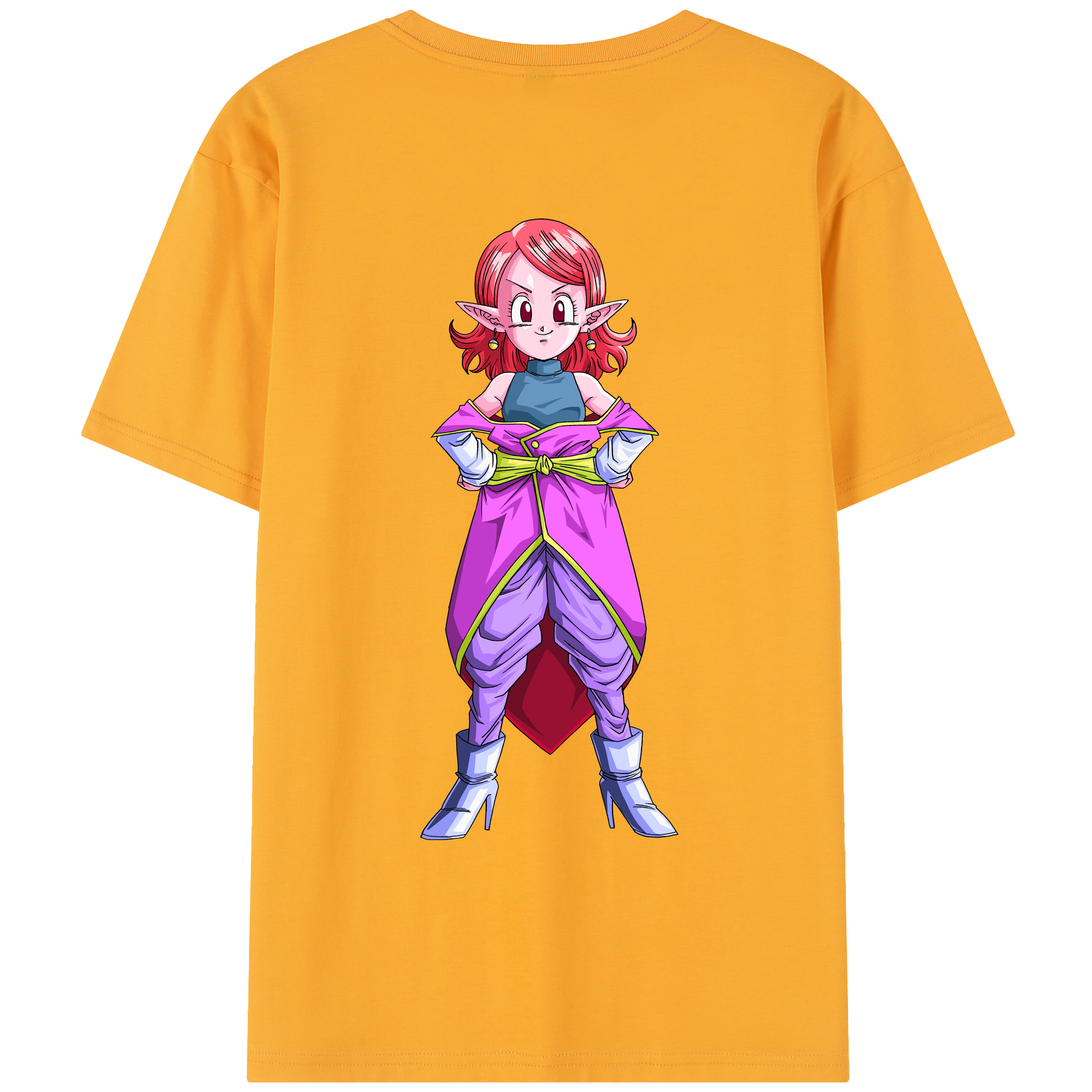 （画像用） ドラゴンボール DRAGON BALL レディース半袖Tシャツ(バックプリント)
