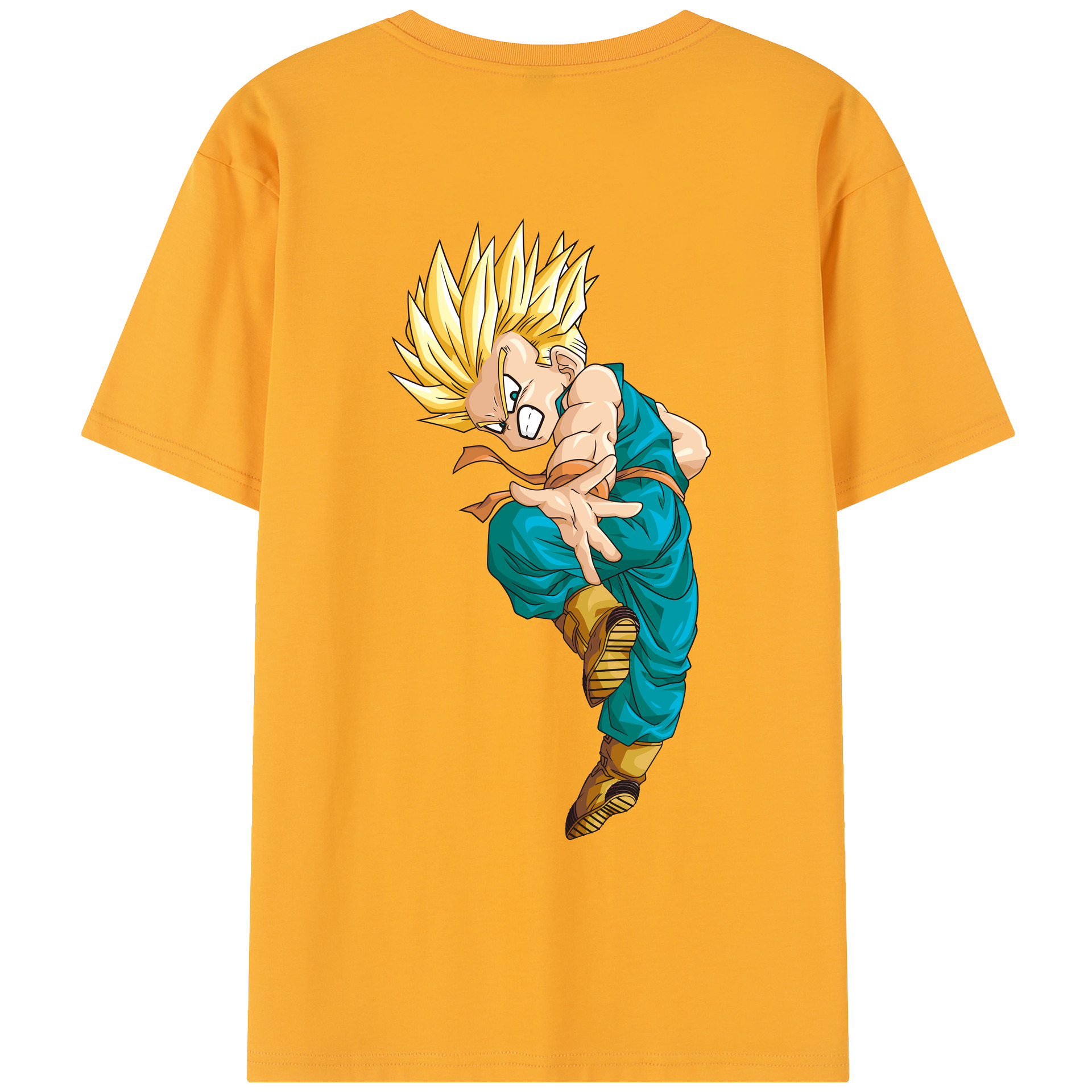 （画像用） ドラゴンボール DRAGON BALL レディース半袖Tシャツ(バックプリント)
