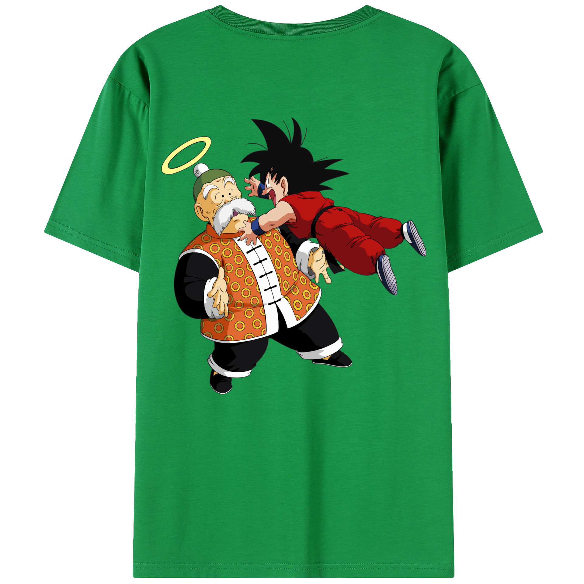 （画像用） ドラゴンボール 孫悟空（そん ごくう）Son Goku カカロット DRAGON BALL Kakarotto レディース半袖Tシャツ(バックプリント)