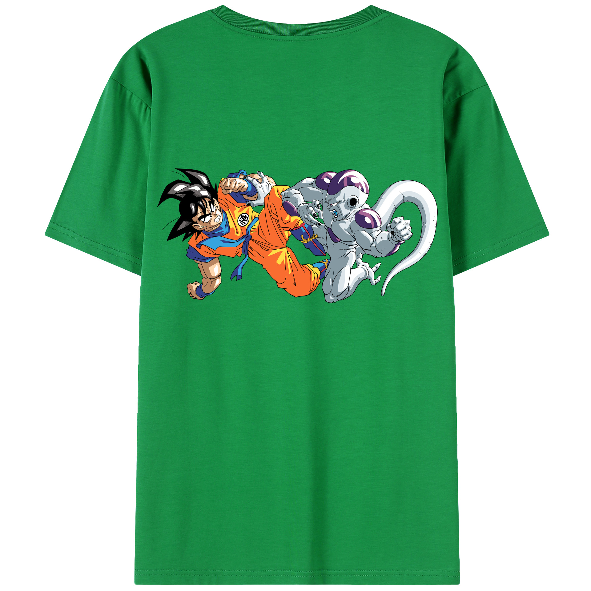 （画像用） ドラゴンボール 孫悟空（そん ごくう）Son Goku カカロット DRAGON BALL Kakarotto レディース半袖Tシャツ(バックプリント)