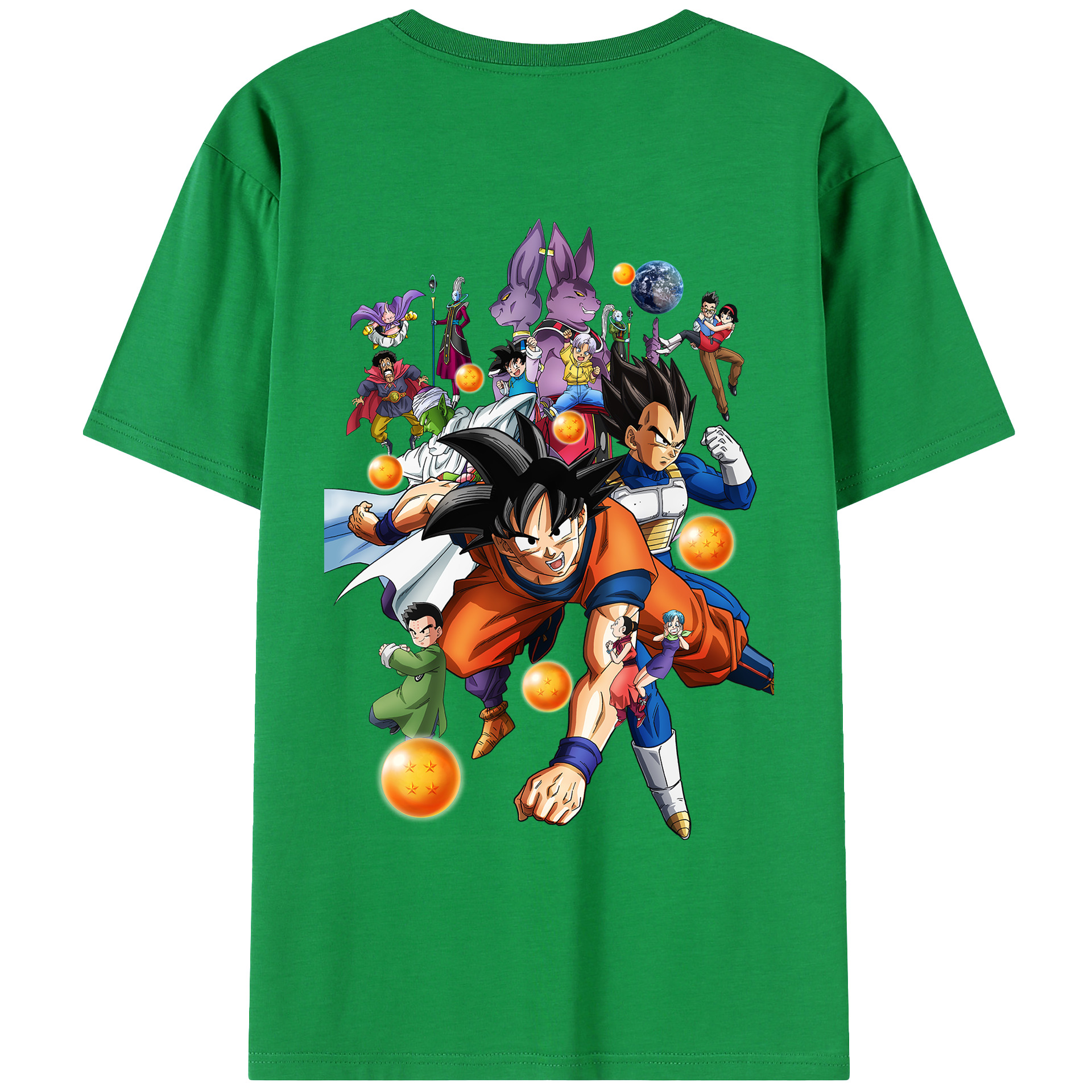 （画像用） ドラゴンボール DRAGON BALL レディース半袖Tシャツ(バックプリント)