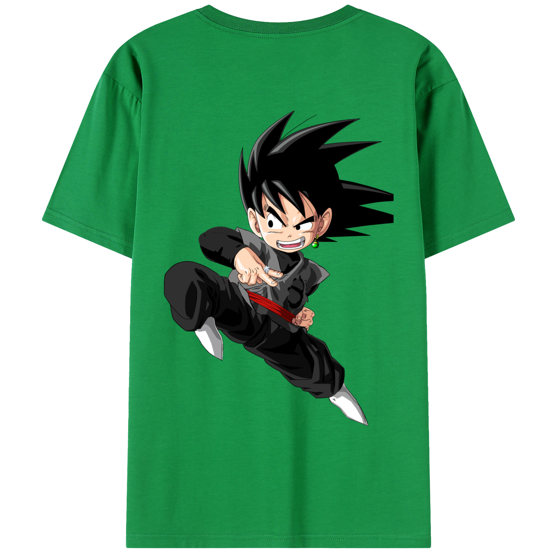 （画像用） ドラゴンボール 孫悟空（そん ごくう）Son Goku カカロット DRAGON BALL Kakarotto レディース半袖Tシャツ(バックプリント)