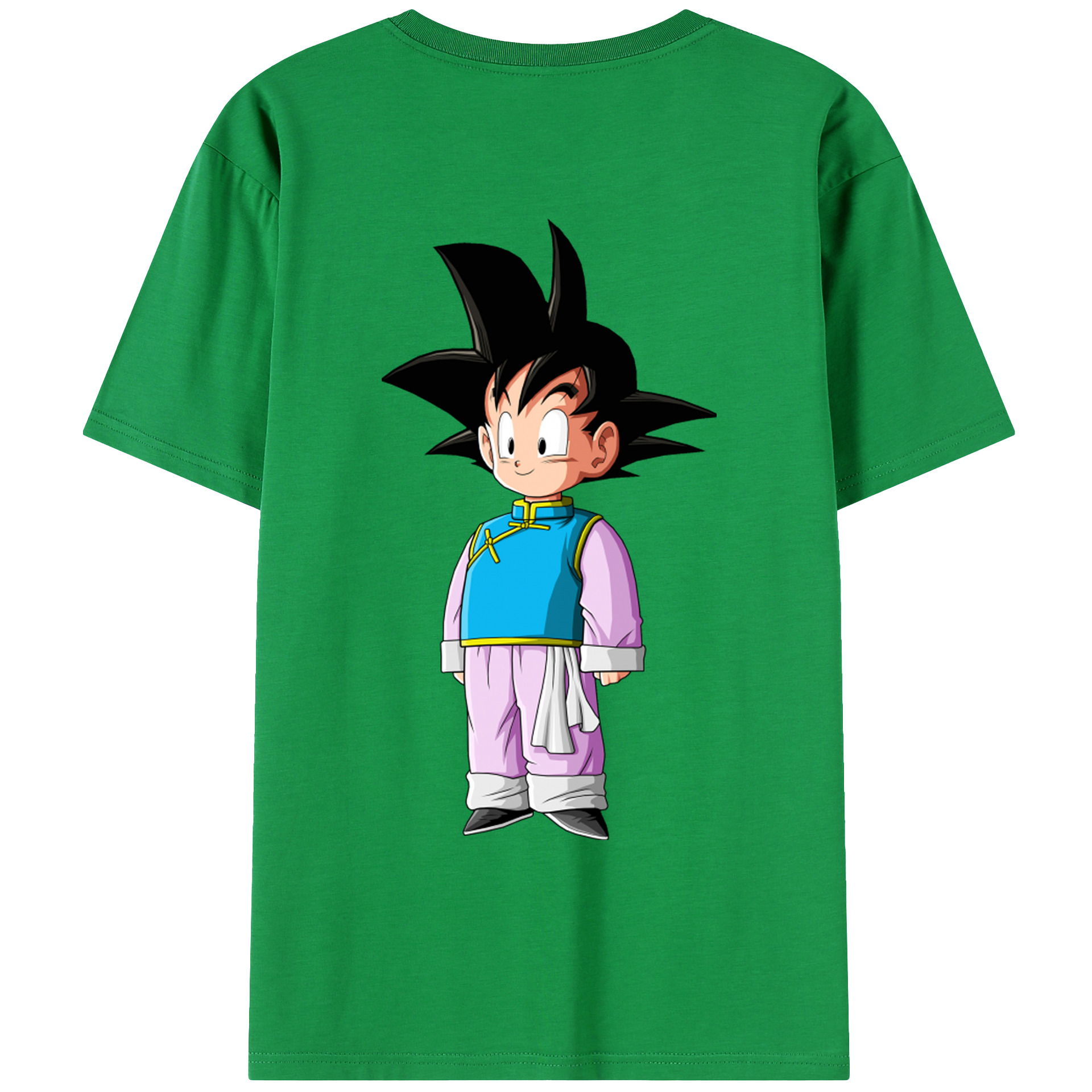 （画像用） ドラゴンボール 孫悟空（そん ごくう）Son Goku カカロット DRAGON BALL Kakarotto レディース半袖Tシャツ(バックプリント)