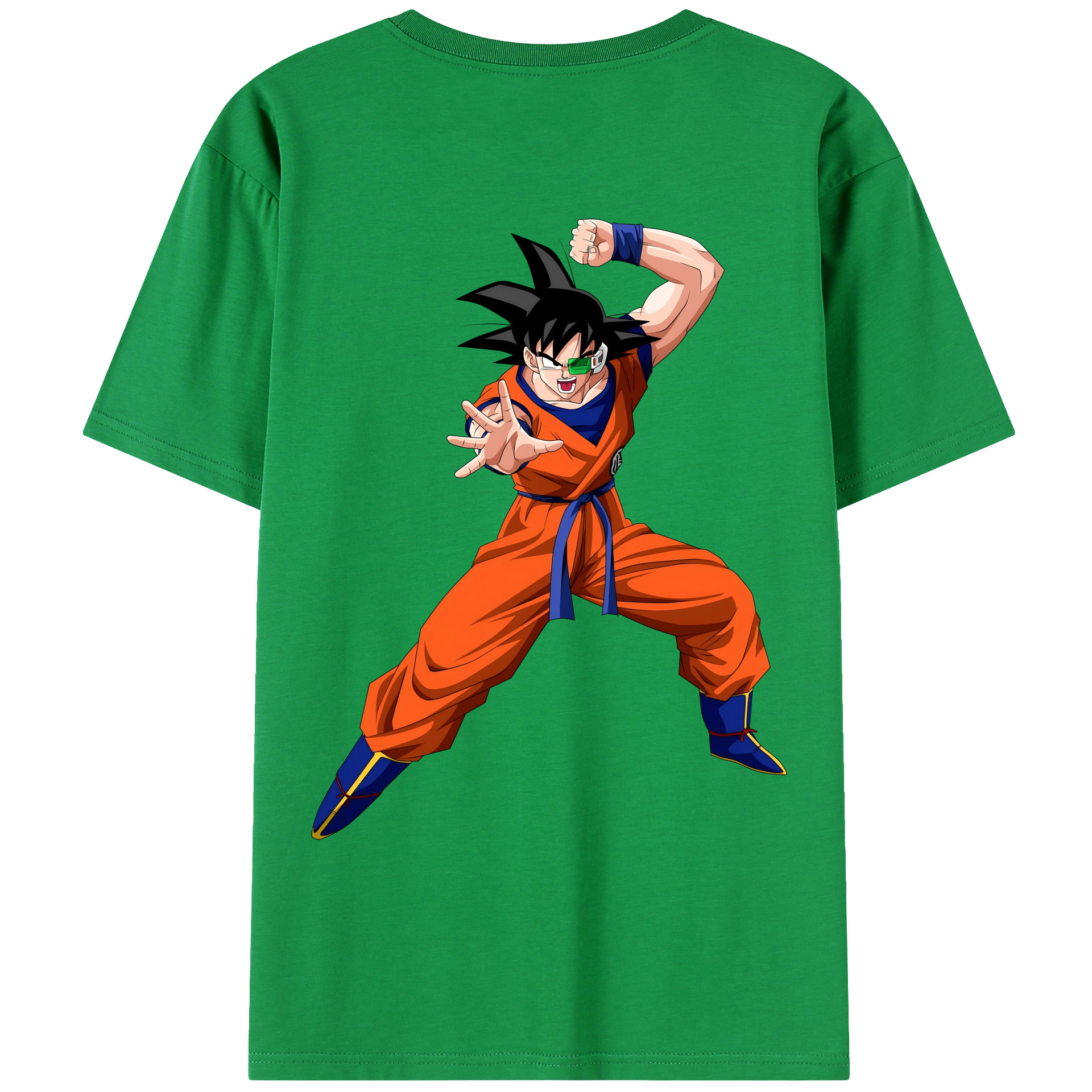 （画像用） ドラゴンボール 孫悟空（そん ごくう）Son Goku カカロット DRAGON BALL Kakarotto レディース半袖Tシャツ(バックプリント)
