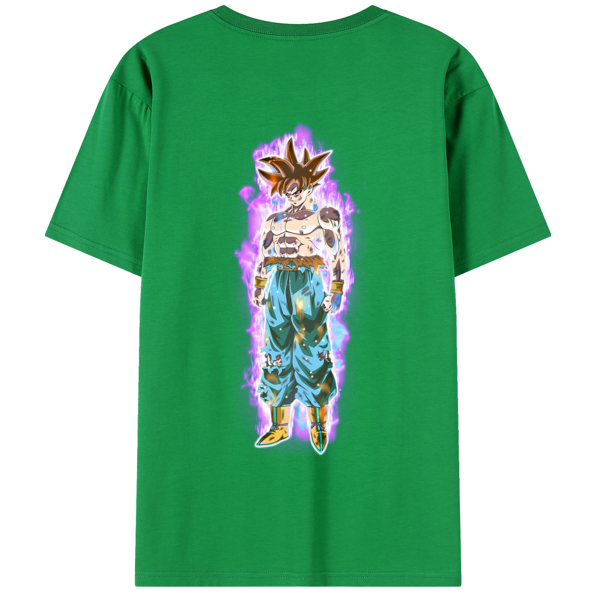 （画像用） ドラゴンボール 孫悟空（そん ごくう）Son Goku カカロット DRAGON BALL Kakarotto レディース半袖Tシャツ(バックプリント)