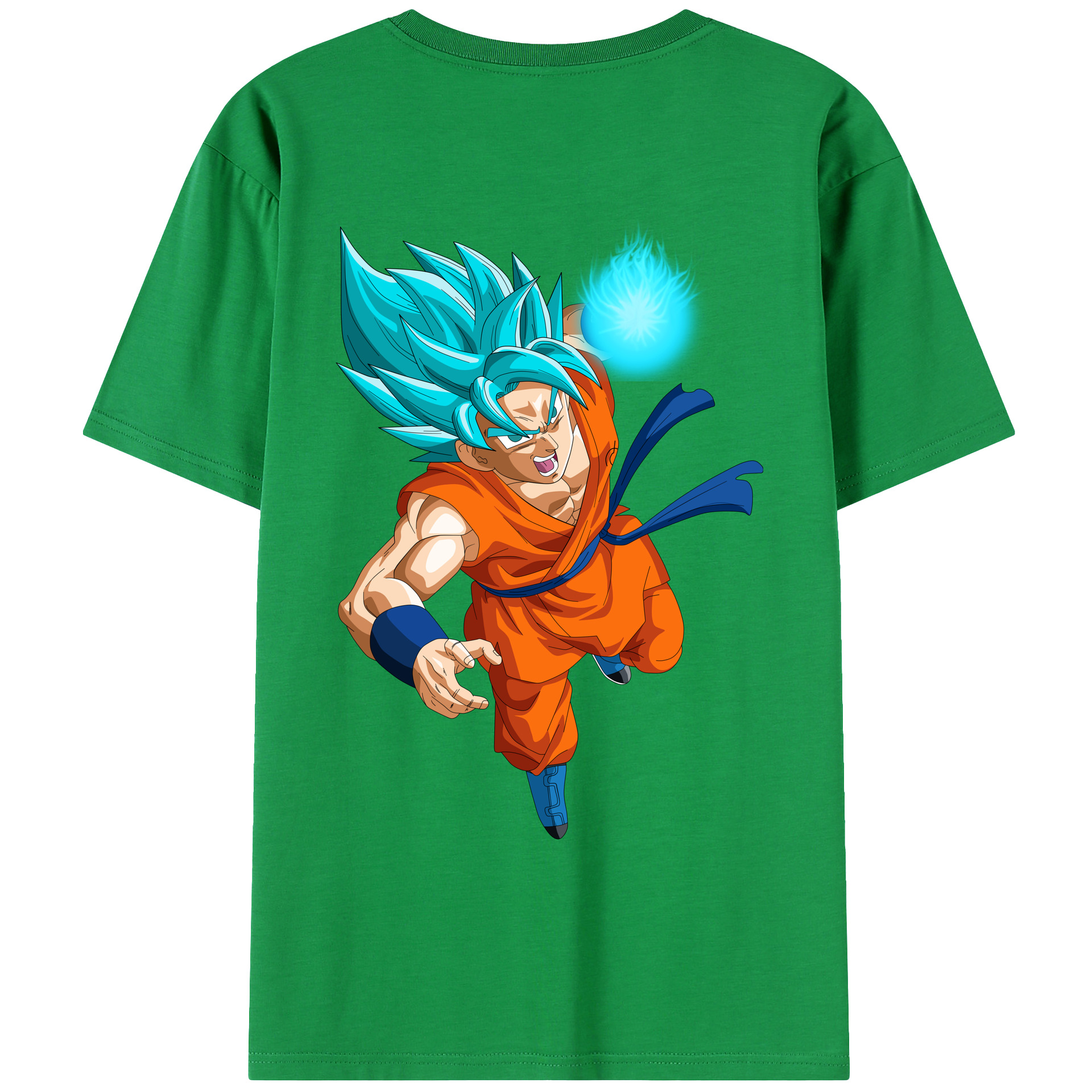 （画像用） ドラゴンボール 孫悟空（そん ごくう）Son Goku カカロット DRAGON BALL Kakarotto レディース半袖Tシャツ(バックプリント)