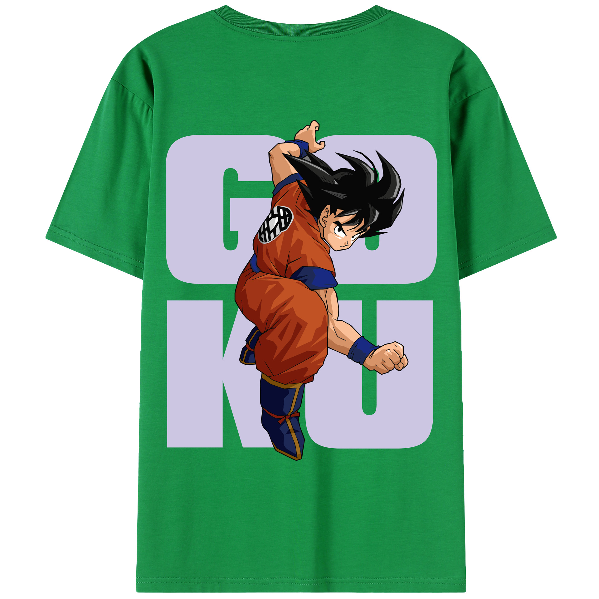 （画像用） ドラゴンボール 孫悟空（そん ごくう）Son Goku カカロット DRAGON BALL Kakarotto レディース半袖Tシャツ(バックプリント)