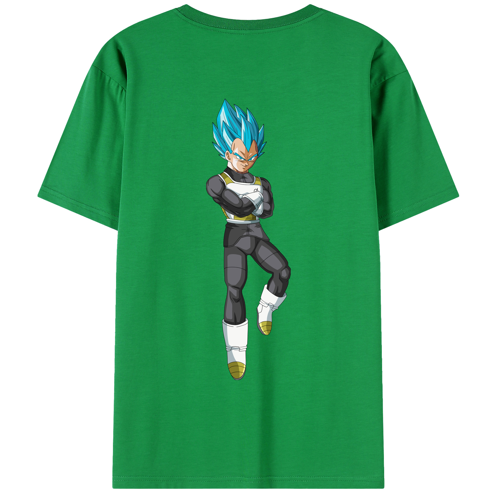 （画像用） ドラゴンボール ベジータ四世（Bejīta Yonsei）DRAGON BALL Vegeta IV レディース半袖Tシャツ(バックプリント)