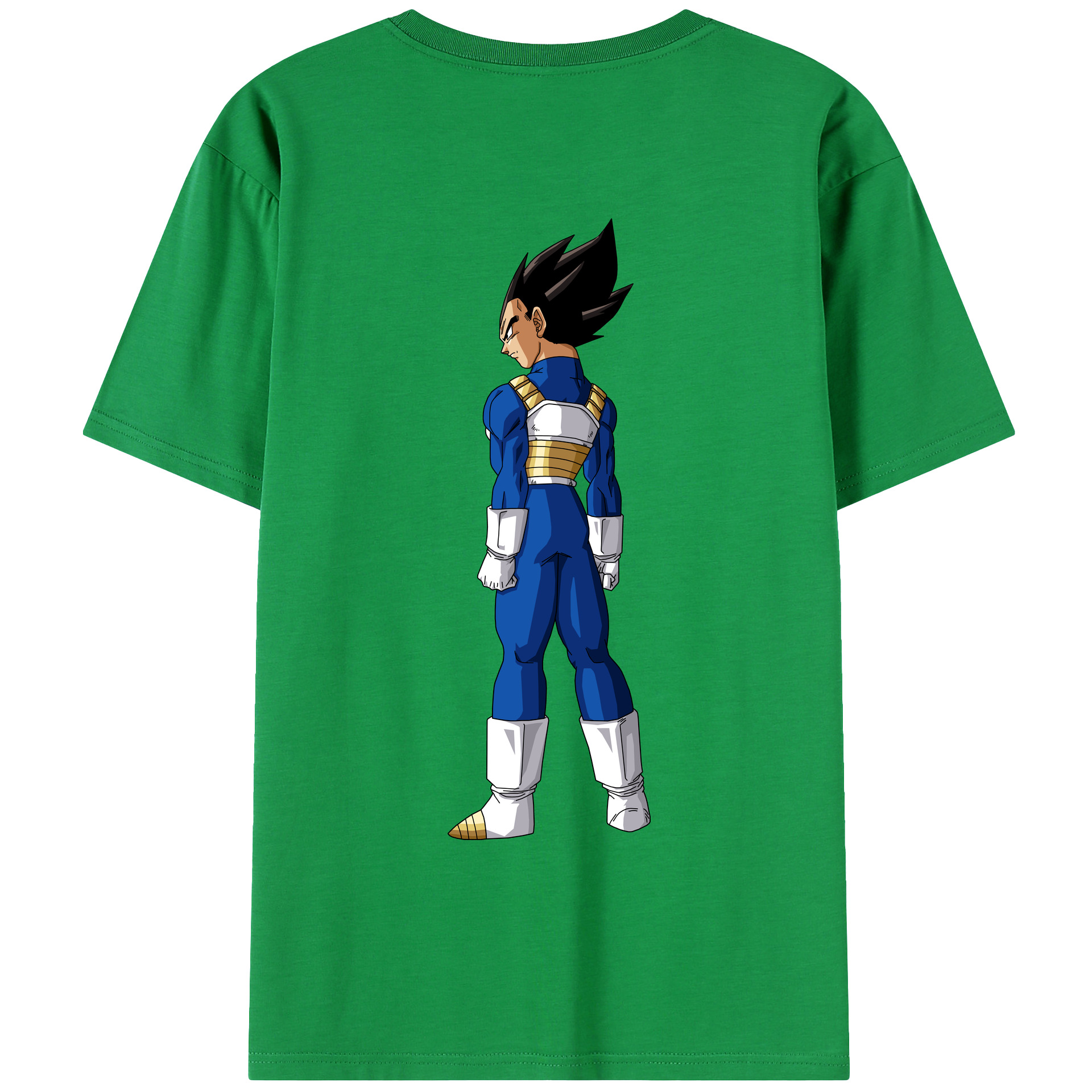 （画像用） ドラゴンボール ベジータ四世（Bejīta Yonsei）DRAGON BALL Vegeta IV レディース半袖Tシャツ(バックプリント)
