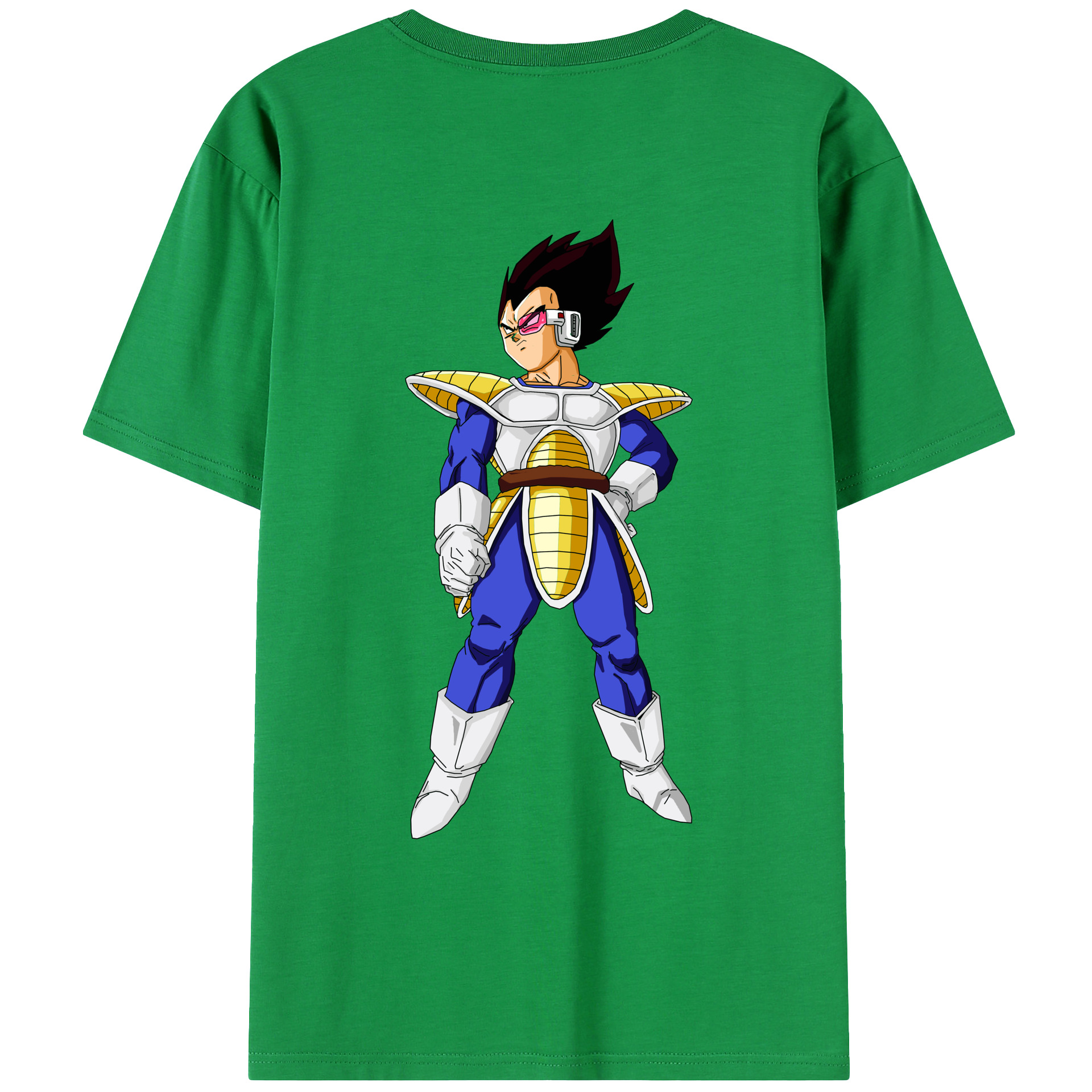 （画像用） ドラゴンボール ベジータ四世（Bejīta Yonsei）DRAGON BALL Vegeta IV レディース半袖Tシャツ(バックプリント)