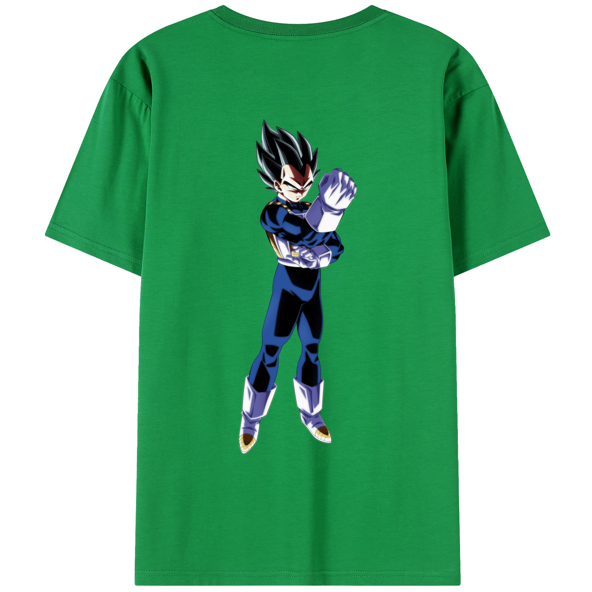 （画像用） ドラゴンボール ベジータ四世（Bejīta Yonsei）DRAGON BALL Vegeta IV レディース半袖Tシャツ(バックプリント)