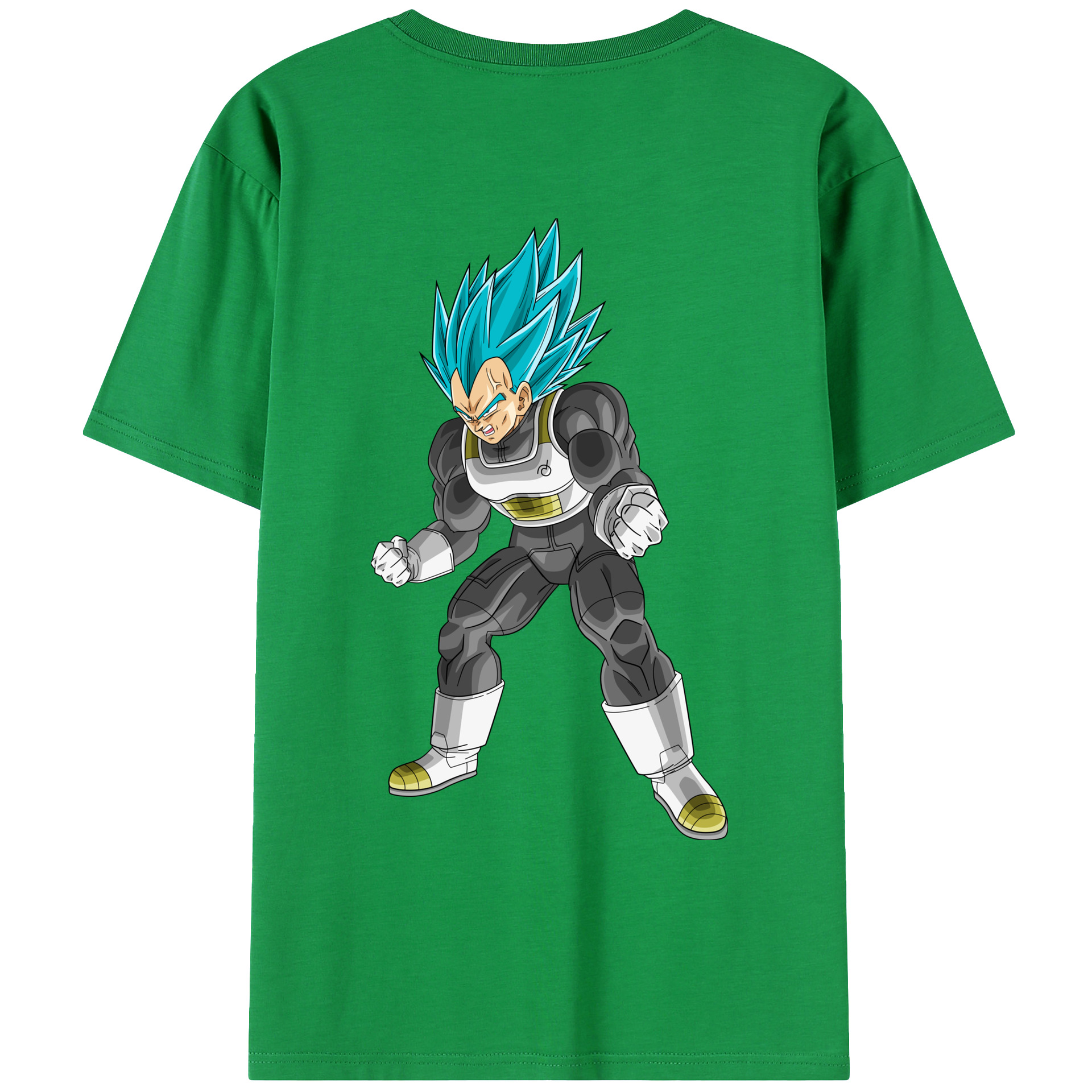 （画像用） ドラゴンボール ベジータ四世（Bejīta Yonsei）DRAGON BALL Vegeta IV レディース半袖Tシャツ(バックプリント)