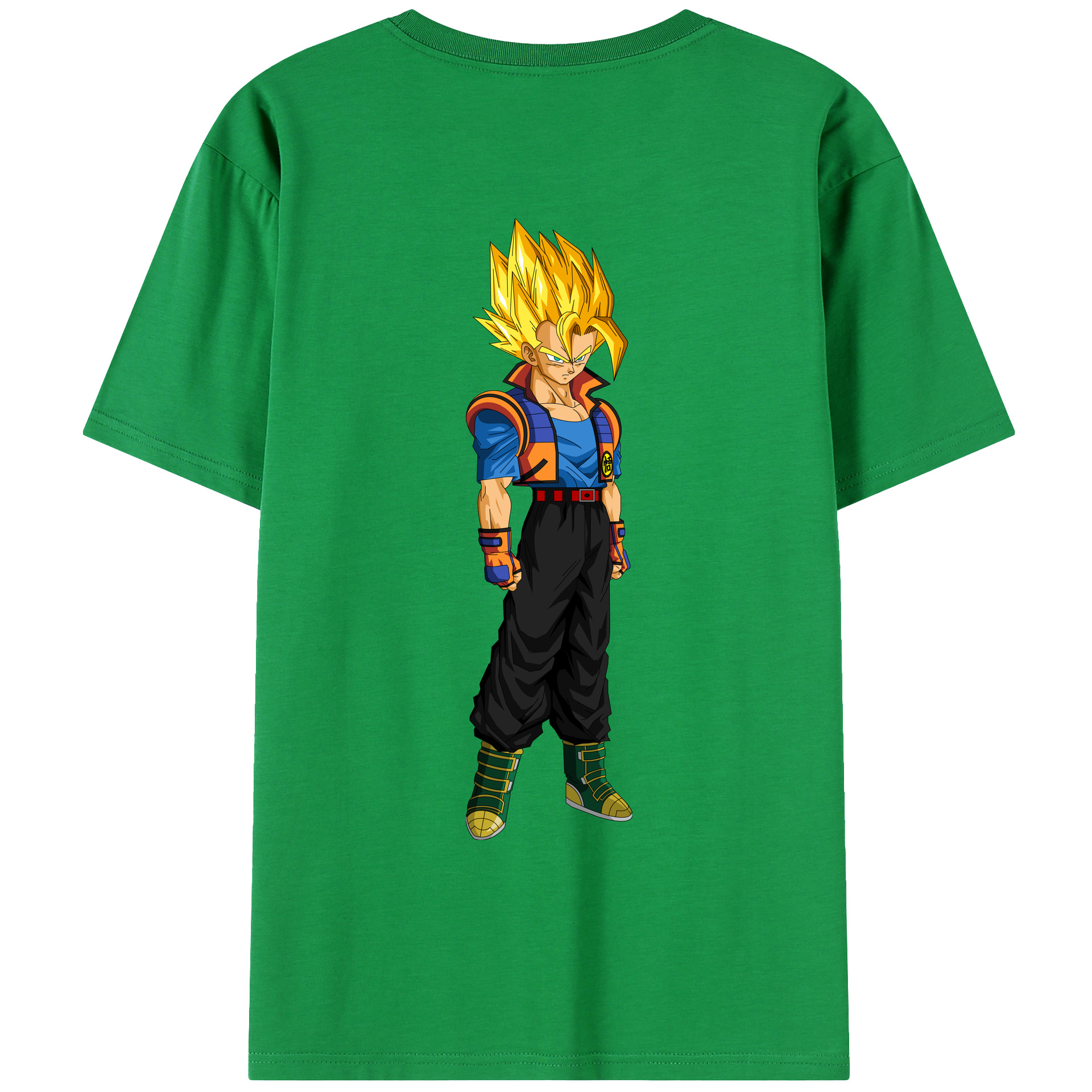 （画像用） ドラゴンボール ベジータ四世（Bejīta Yonsei）DRAGON BALL Vegeta IV レディース半袖Tシャツ(バックプリント)